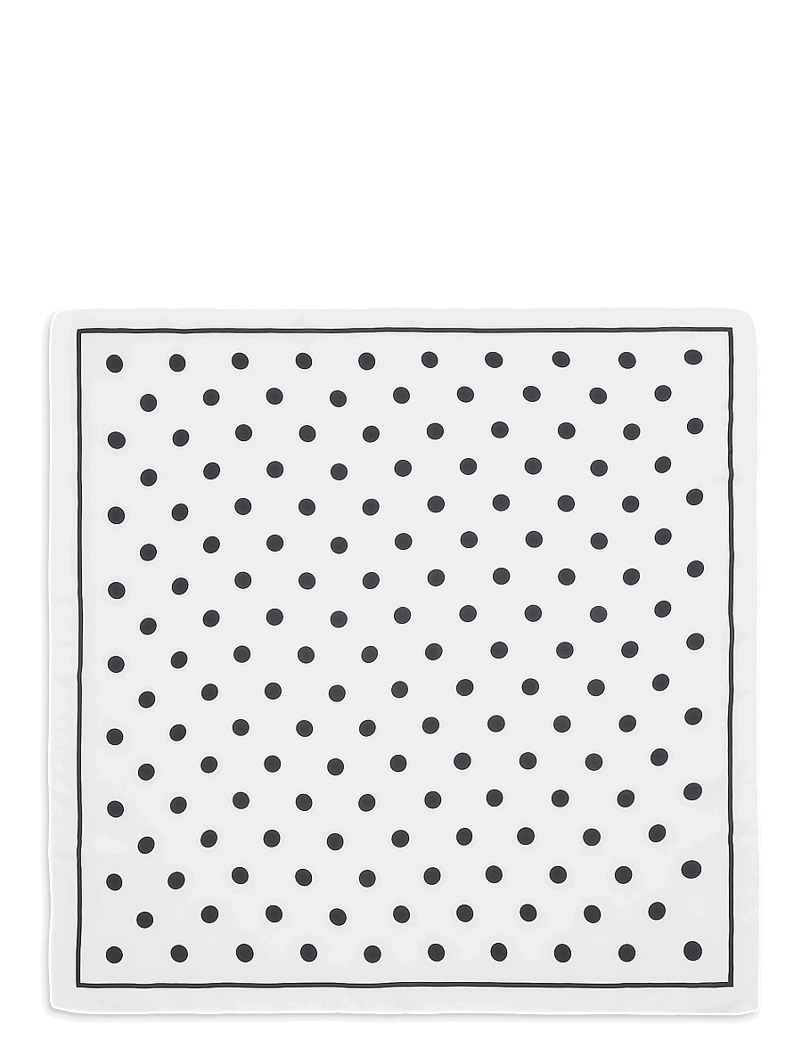 SUI AVA - Polka Dot Scarf - kerged sallid - black - 0