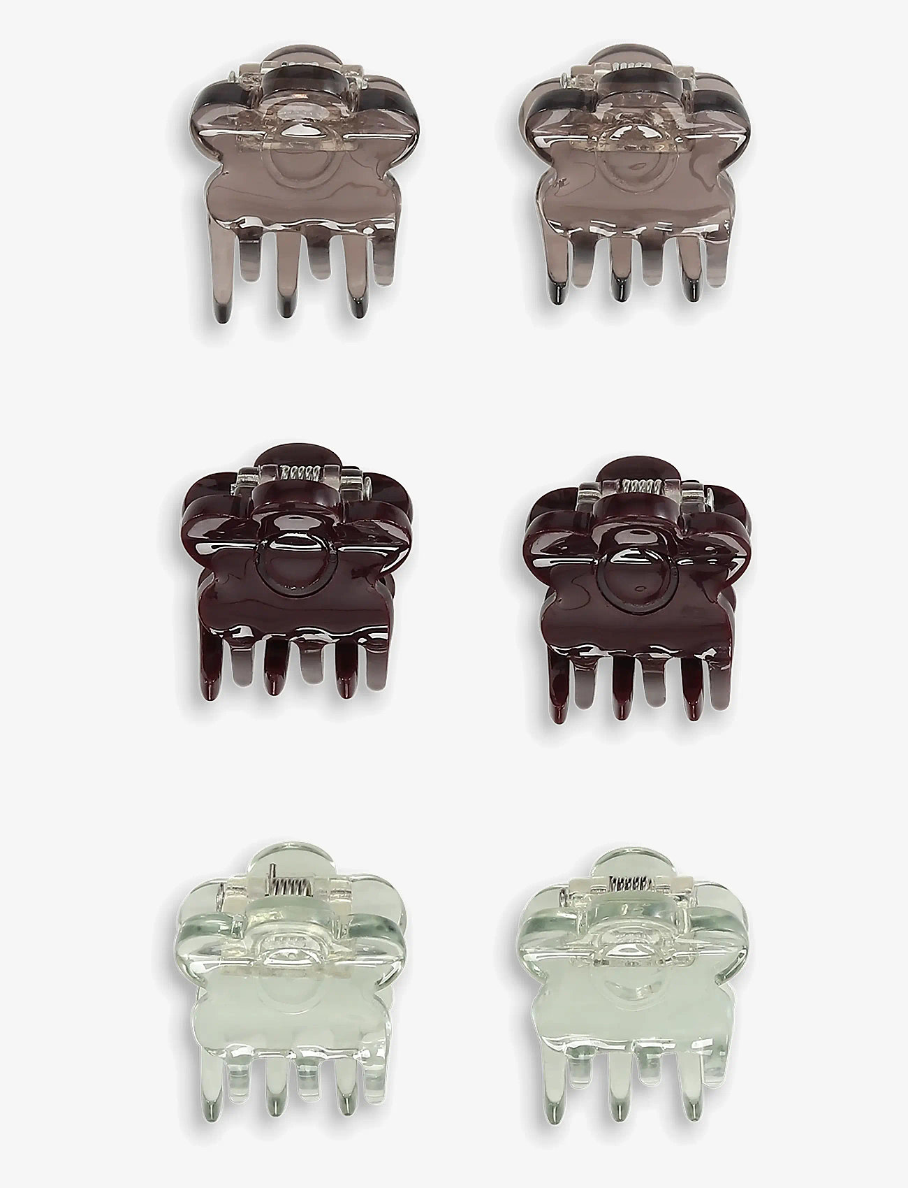 SUI AVA - 6-pack Tiny Soft Serve Claws - hårklemmer - poppy mix - 0