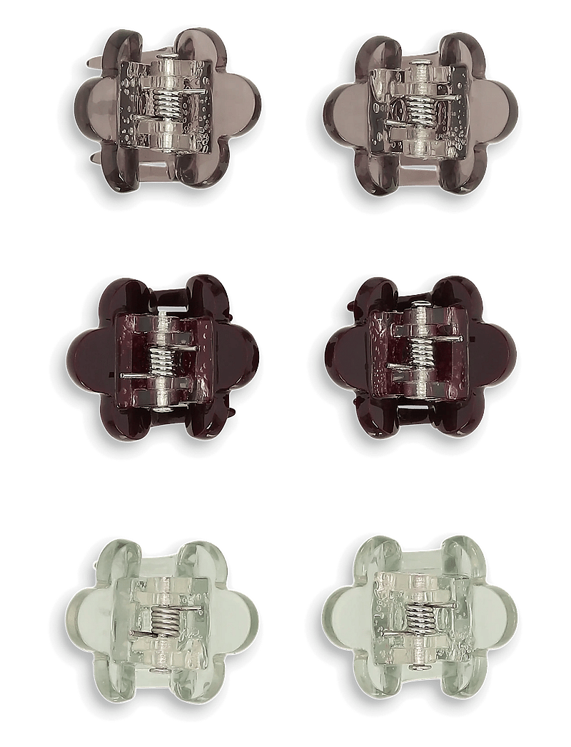 SUI AVA - 6-pack Tiny Soft Serve Claws - hårklämmor - poppy mix - 1