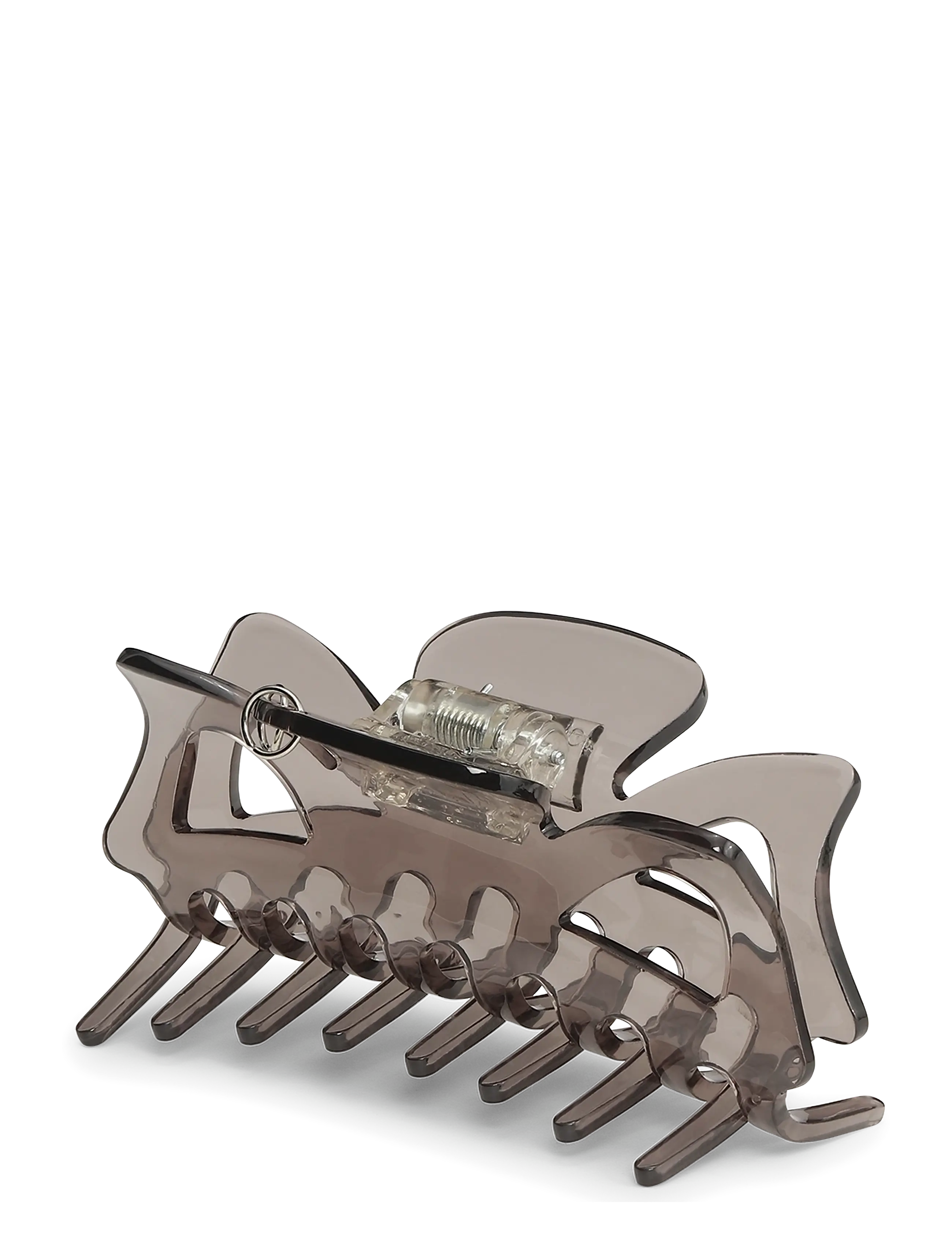 SUI AVA Bow Pierced Sesame Big - Haarkrallen - LICORICE / grey