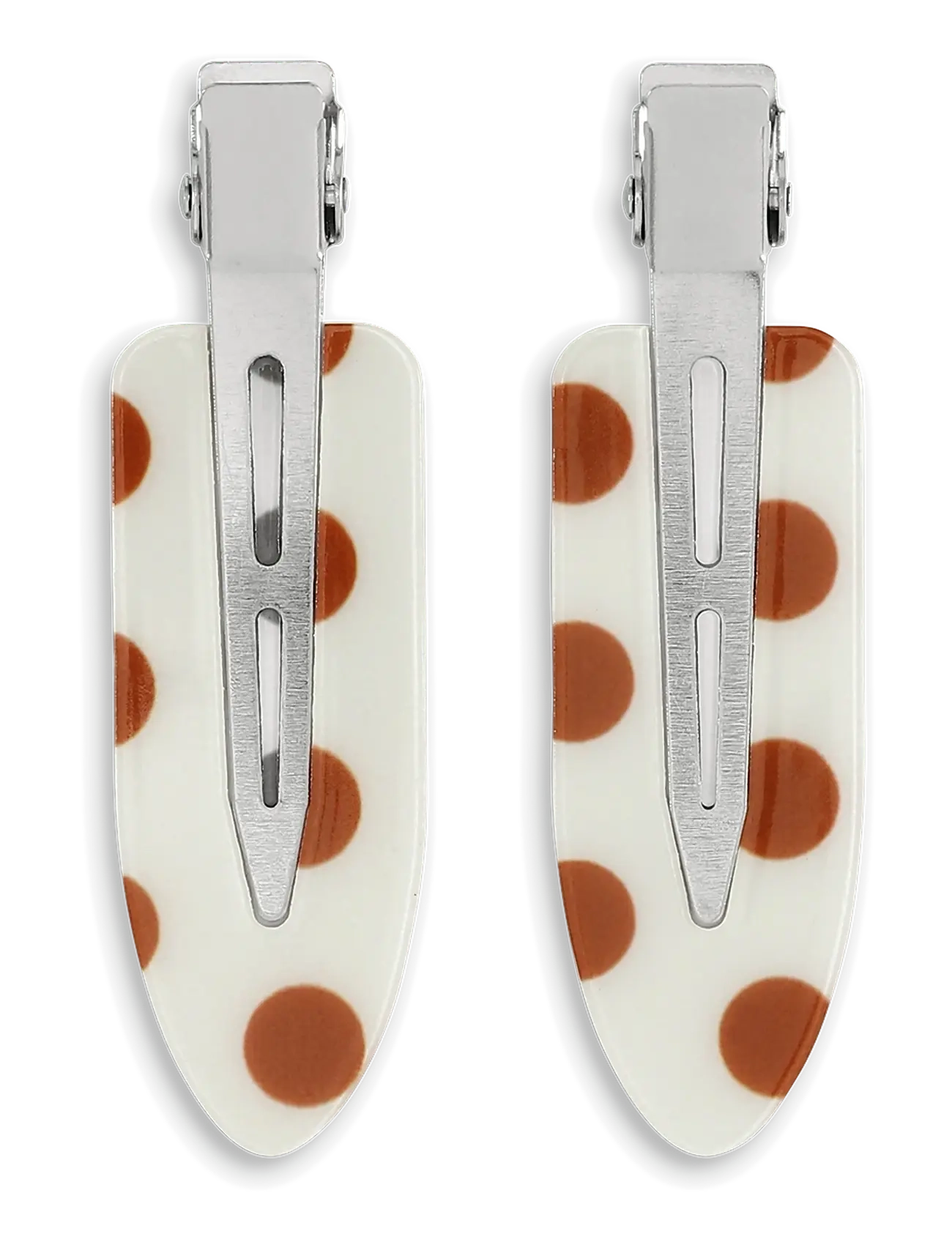 SUI AVA No Crease Sprinkle Clips // 2 pcs - Haarschmuck - STRACCIATELLA / brown