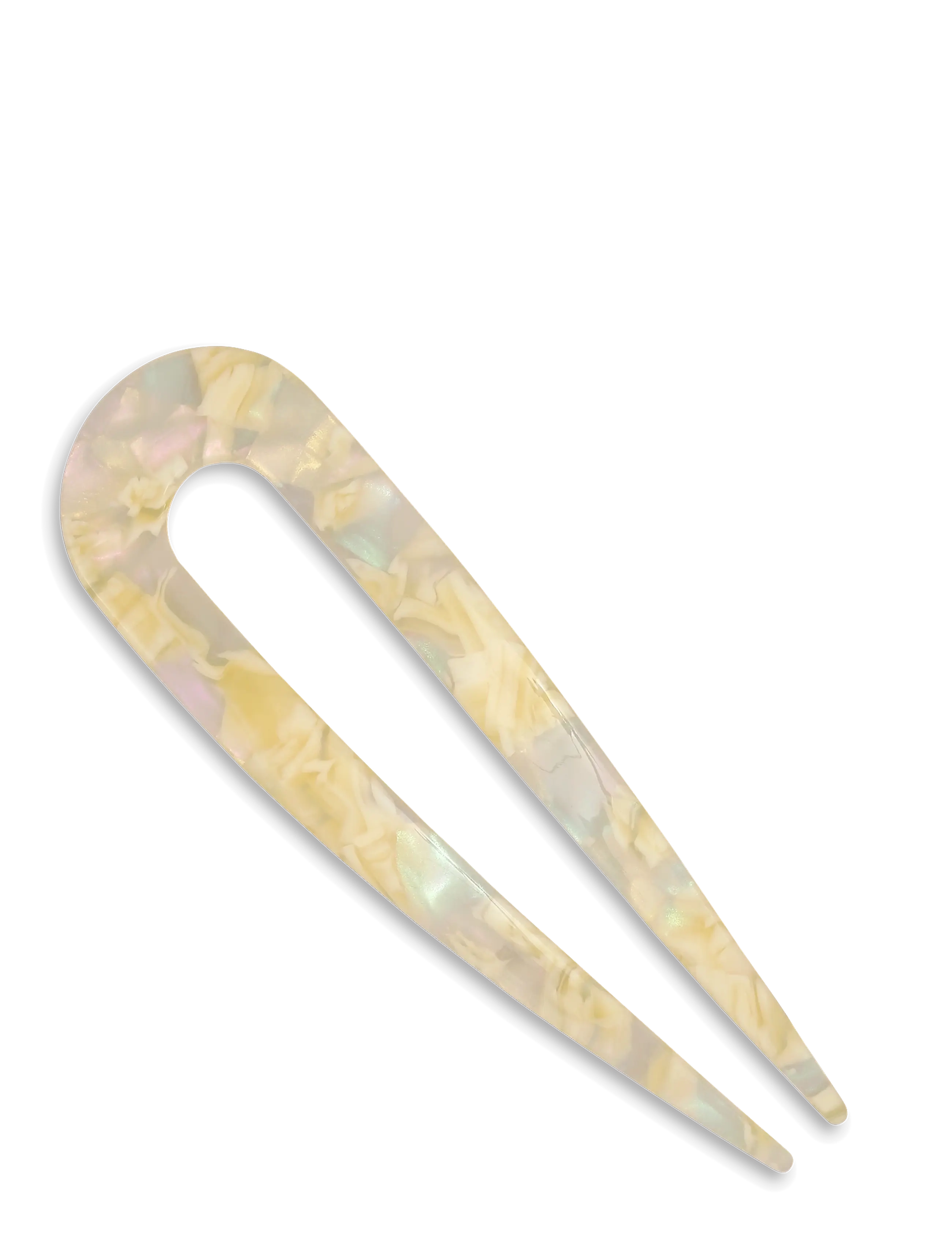 SUI AVA French Twist Tulip Pin - Sui Ava - PASTEL YELLOW / yellow