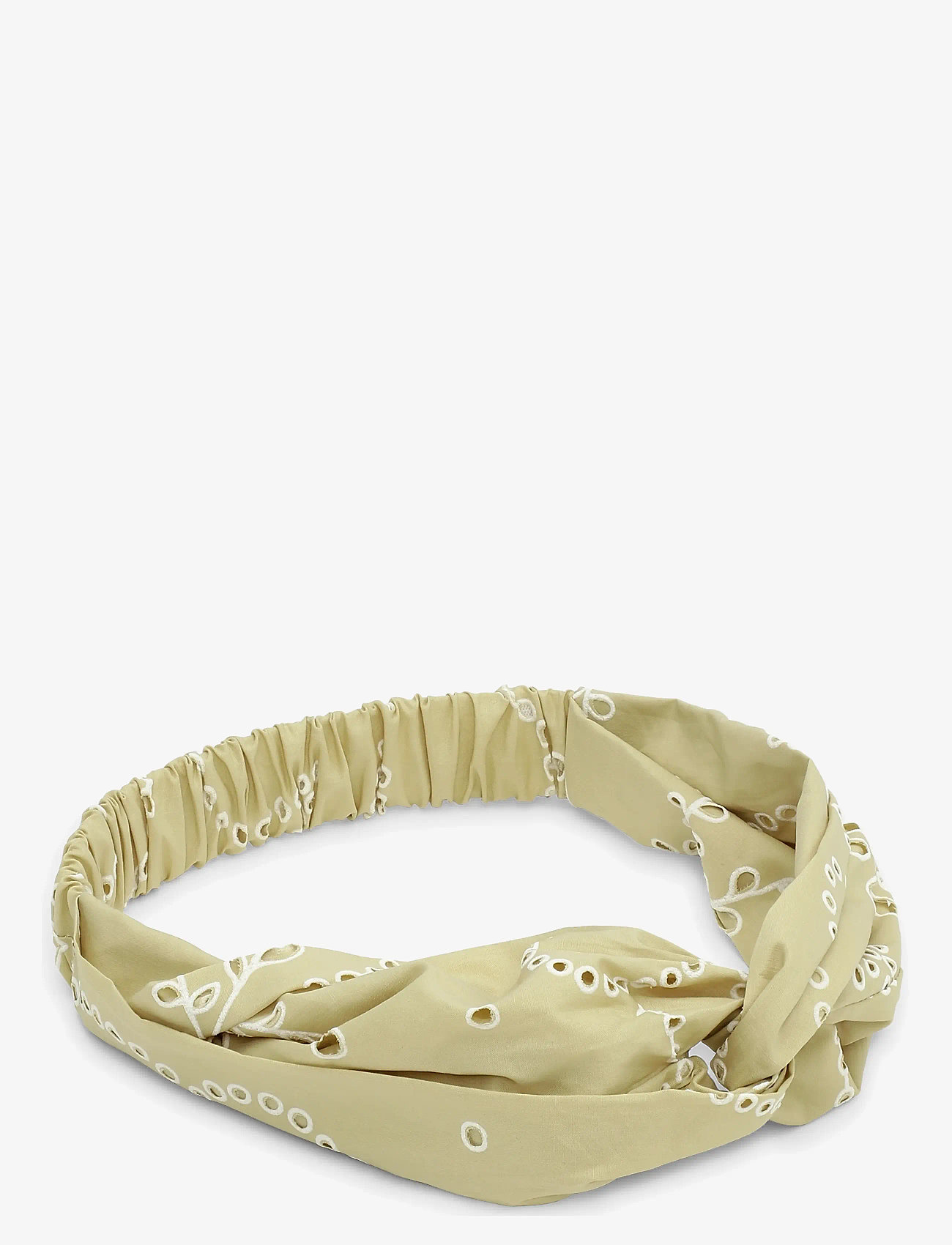 SUI AVA - Floral Broderie Twist Headband - hårbånd - pistachio - 0
