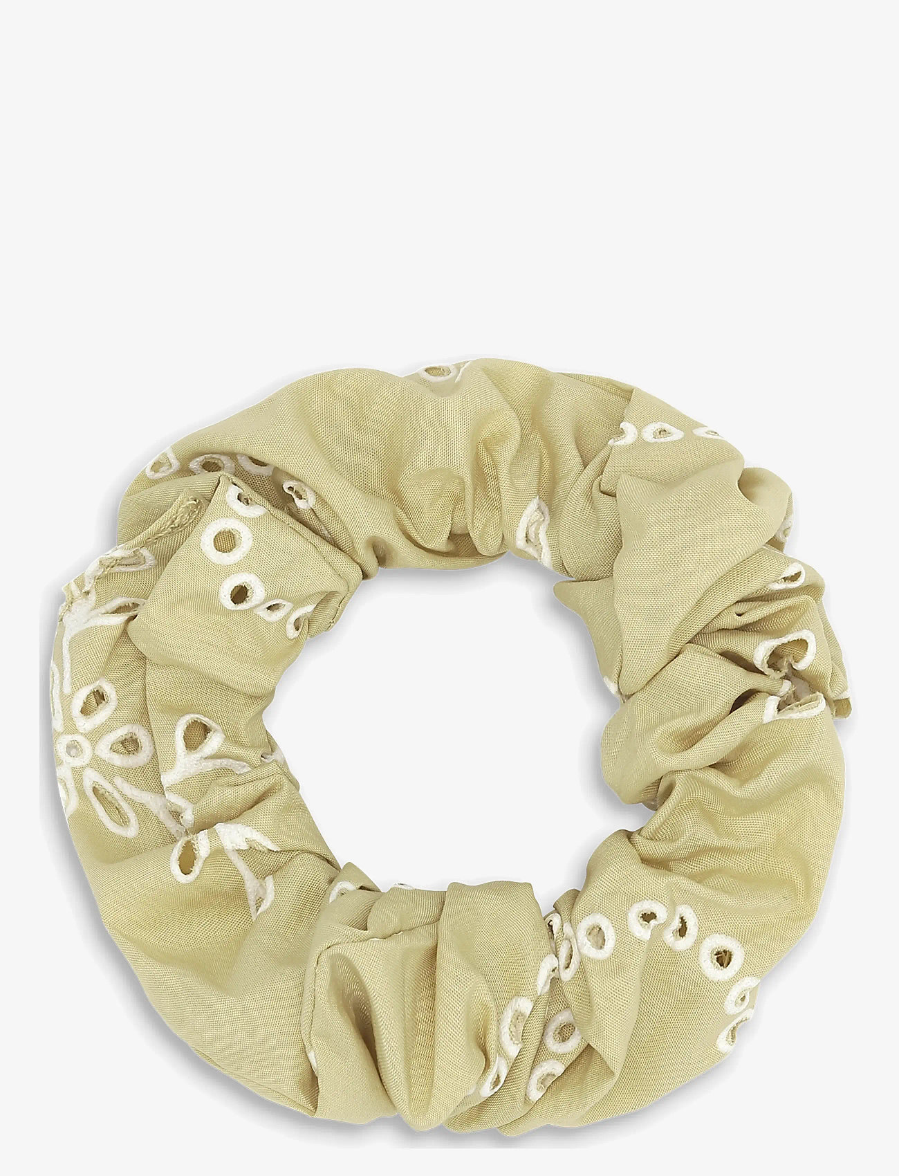 SUI AVA - Floral Broderie Scrunchie - scrunchies - pistachio - 0