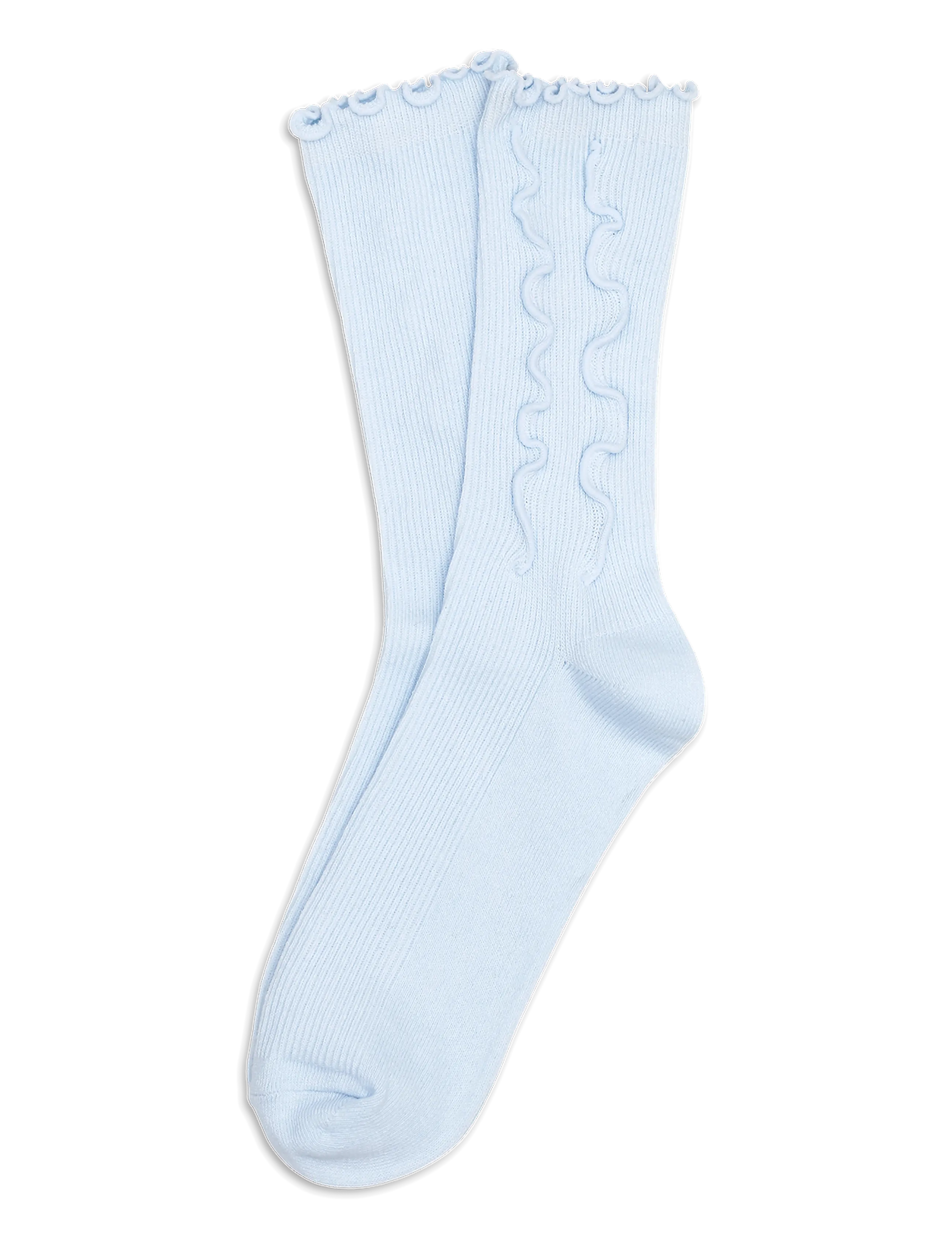 SUI AVA Ruffle Pastel Socks - SUI AVA - PASTEL BLUE / blue