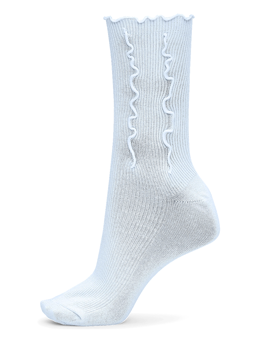 SUI AVA - Ruffle Pastel Socks - normale socken - pastel blue - 2
