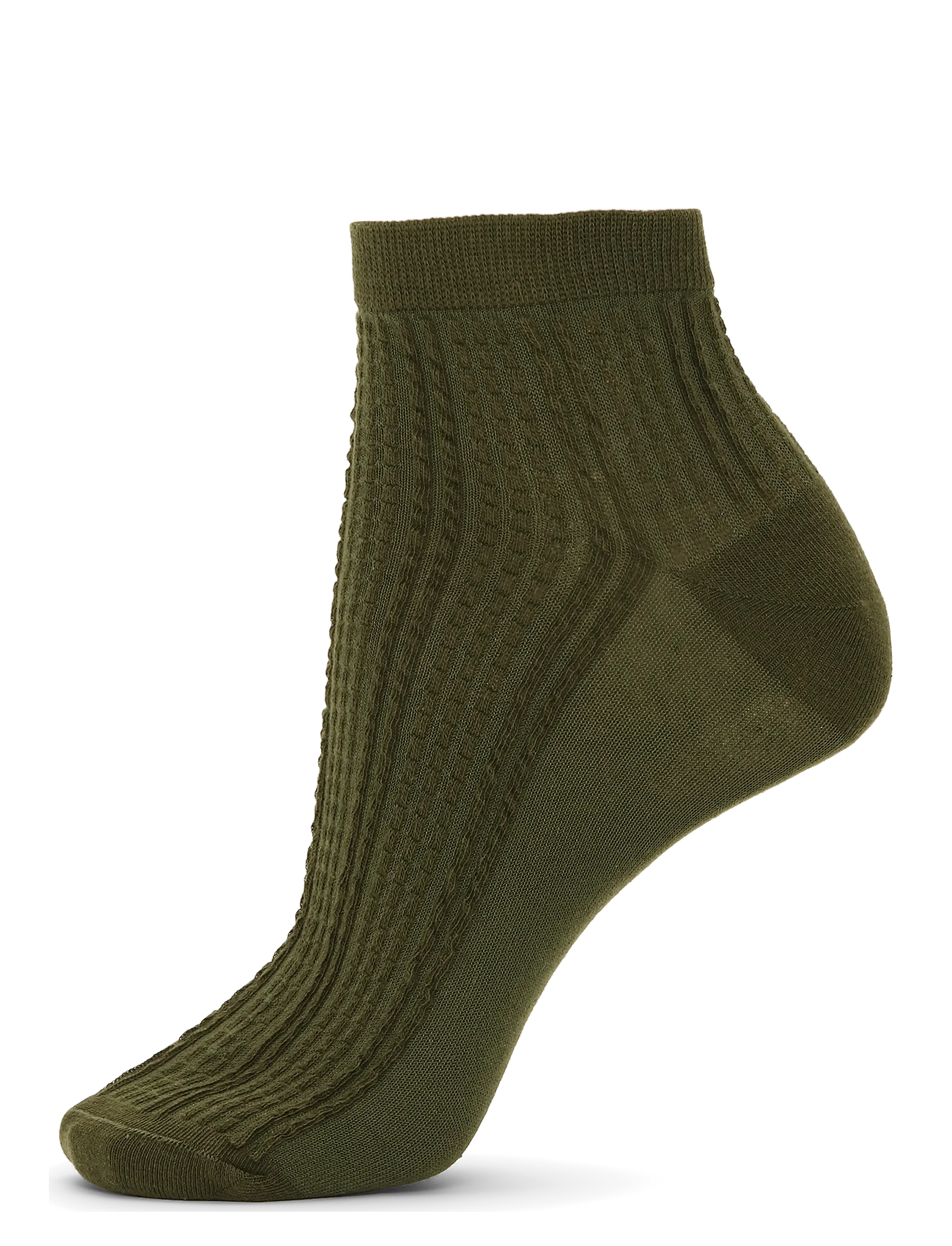 SUI AVA - Sofie Ankle Socks - sneackersocken - army green - 1