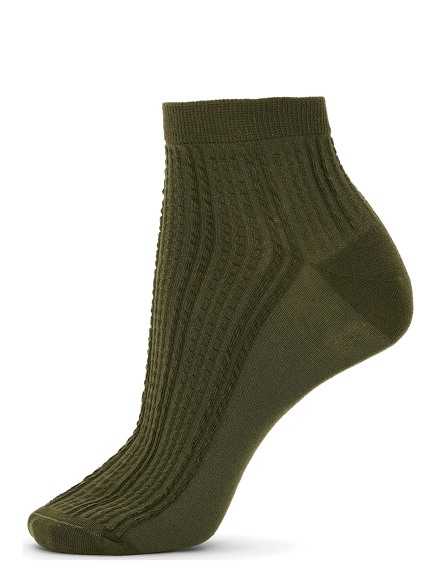 SUI AVA - Sofie Ankle Socks - sneackersocken - army green - 1