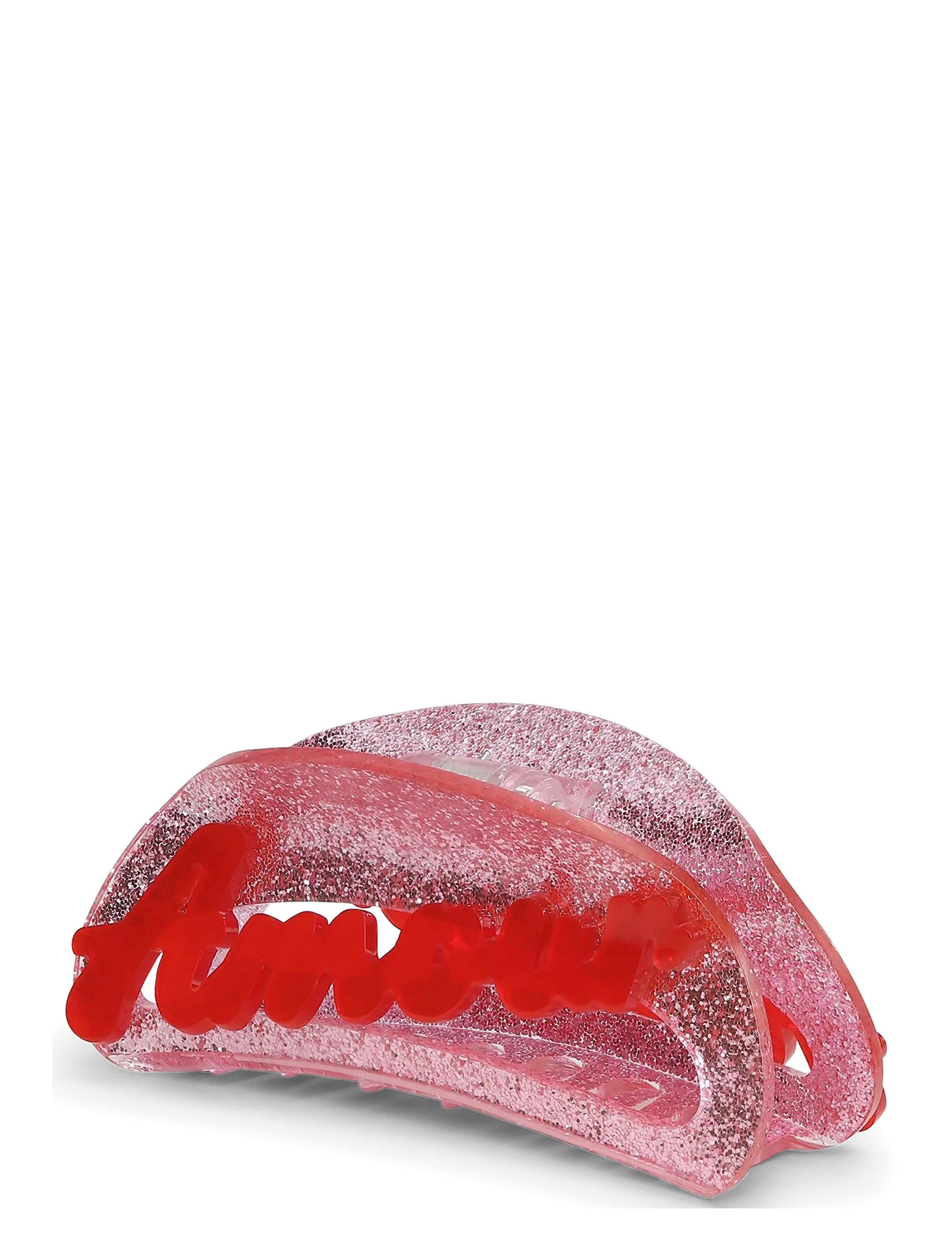 SUI AVA Theresa Bisou Big - Hair accessories - AMOUR/BABY PINK GLITTER / red