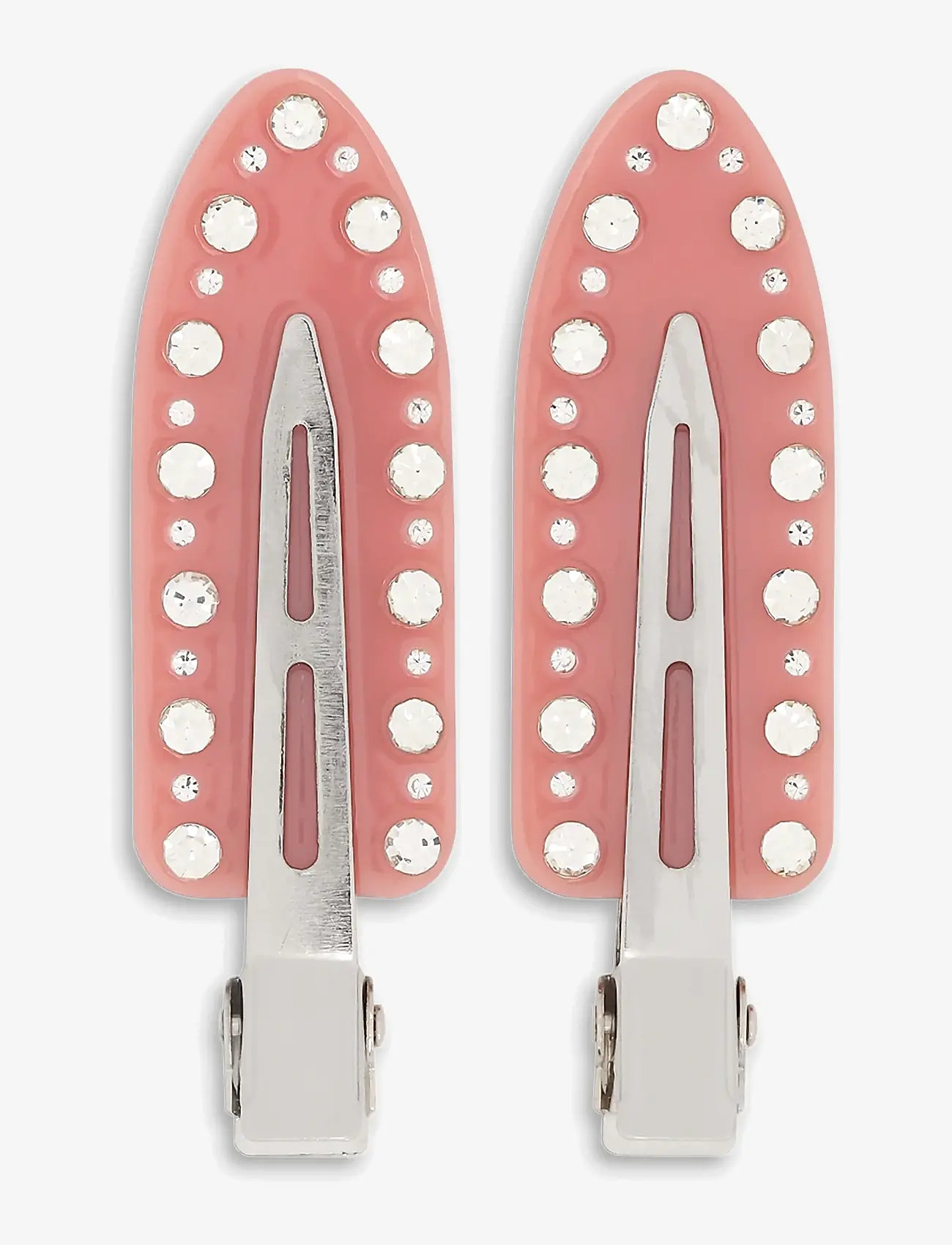 SUI AVA - No Crease Crystal Clips // 2 pcs - hårspænde - pink - 0