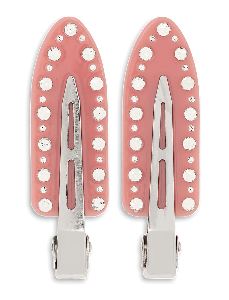 SUI AVA - No Crease Crystal Clips // 2 pcs - haarspange - pink - 0