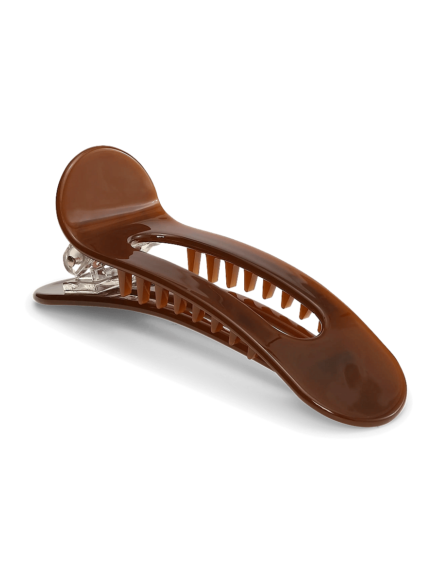 SUI AVA - Crocodile Hair Clip - juukseklambrid - brown - 1