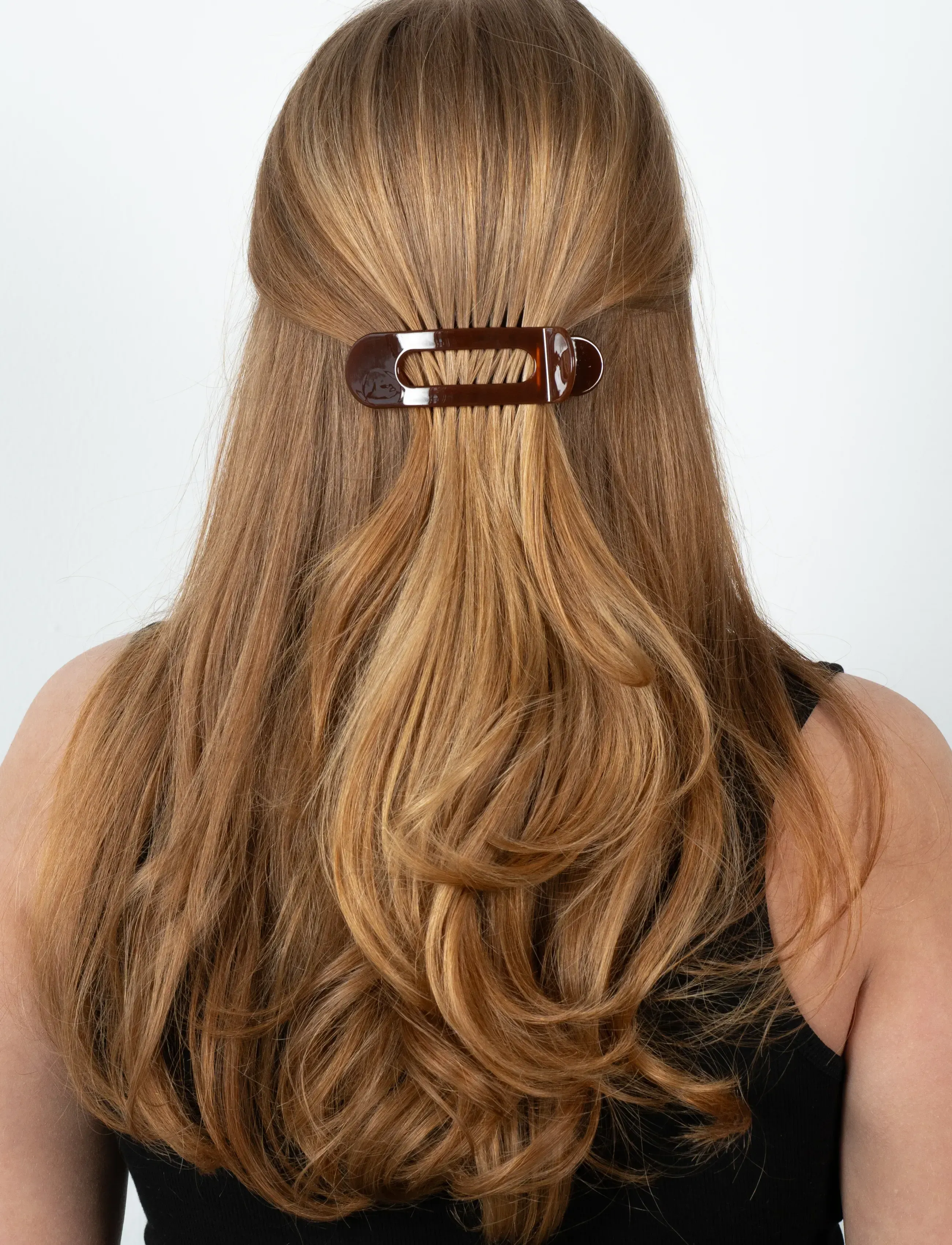 SUI AVA - Crocodile Hair Clip - brown - 0
