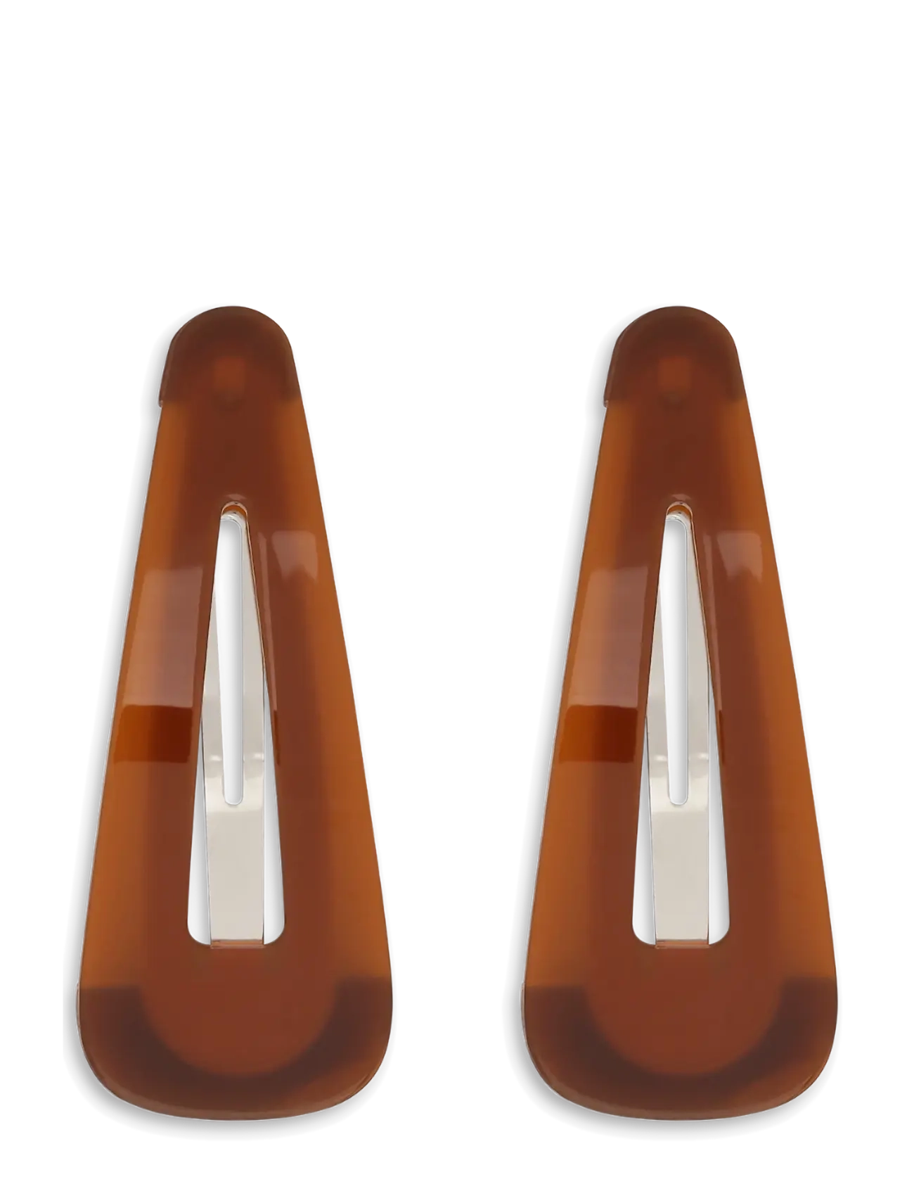 SUI AVA Crocodile Clip // 2 pcs - Accessoires - BROWN / brown