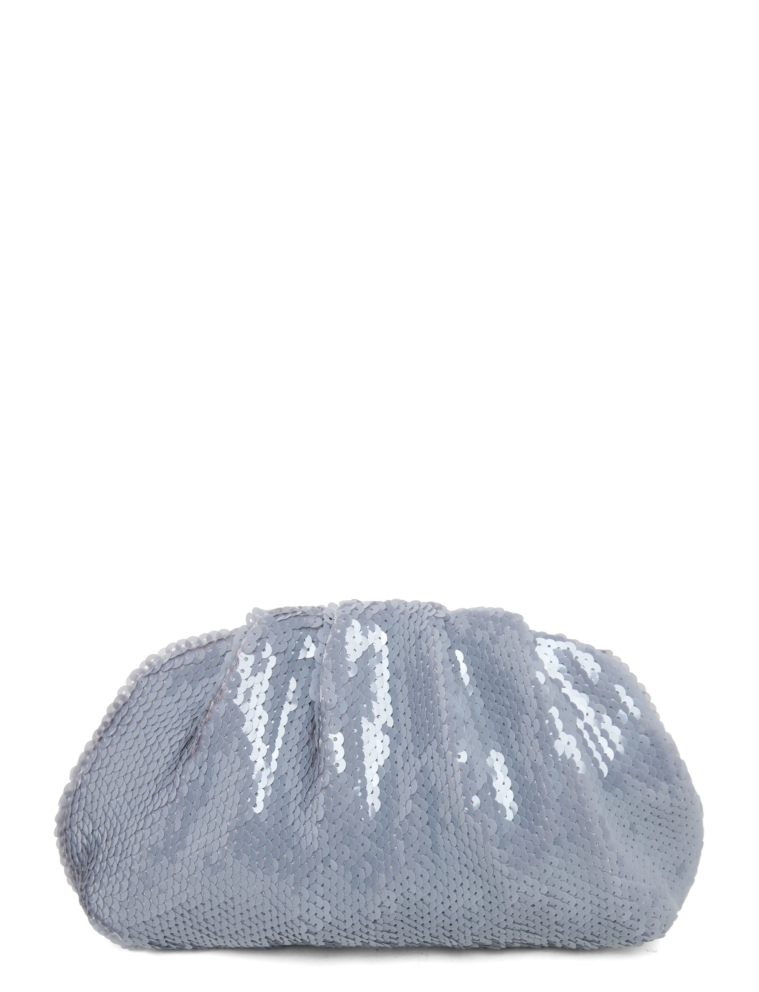 SUI AVA Sequin Clutch Bag - Kampagne - GREY / grey