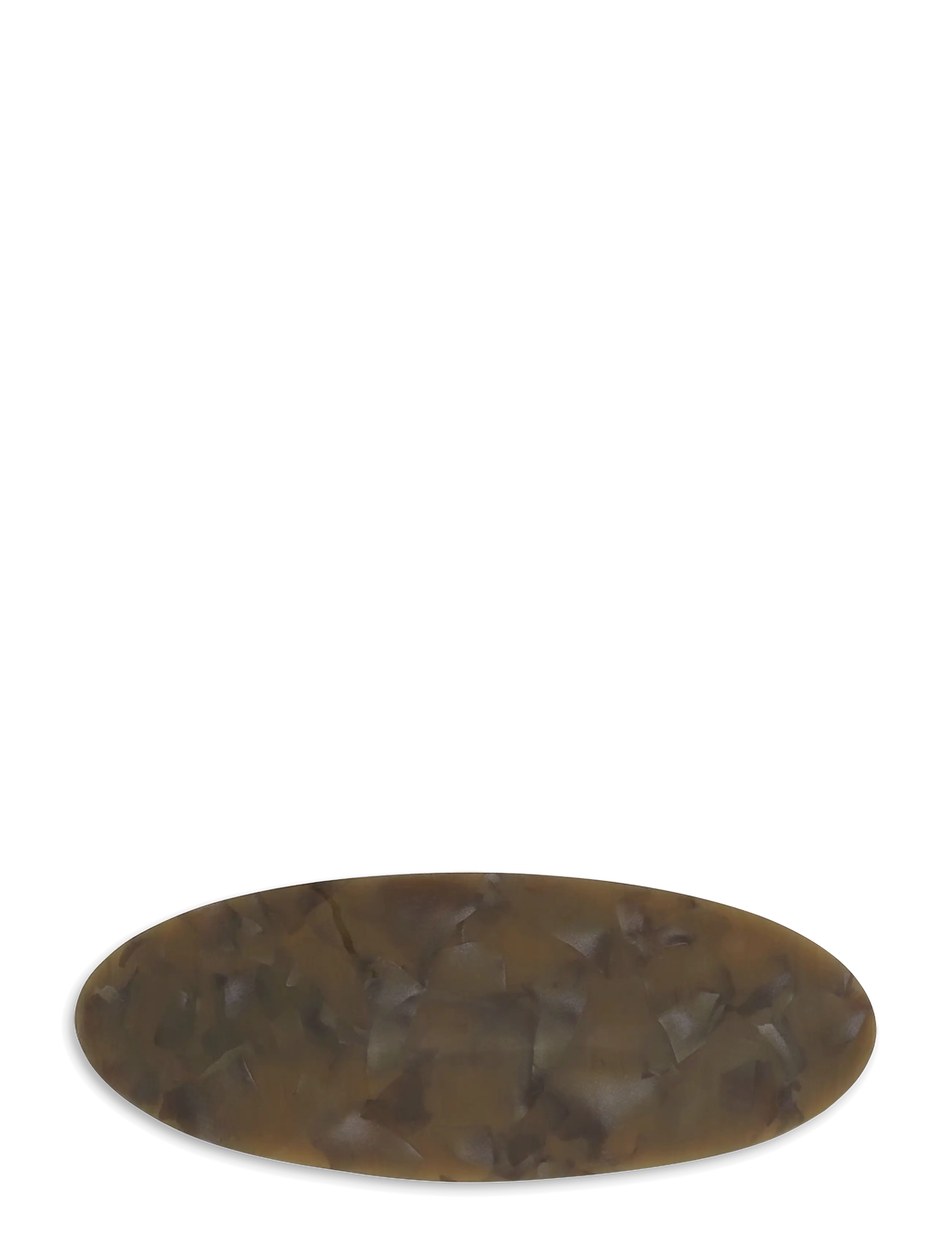 SUI AVA Oval Chérie Clip - Accessories - BROWN / brown