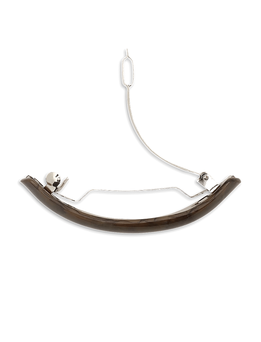 SUI AVA - Curved Chérie Clip - haarspangen - brown - 1