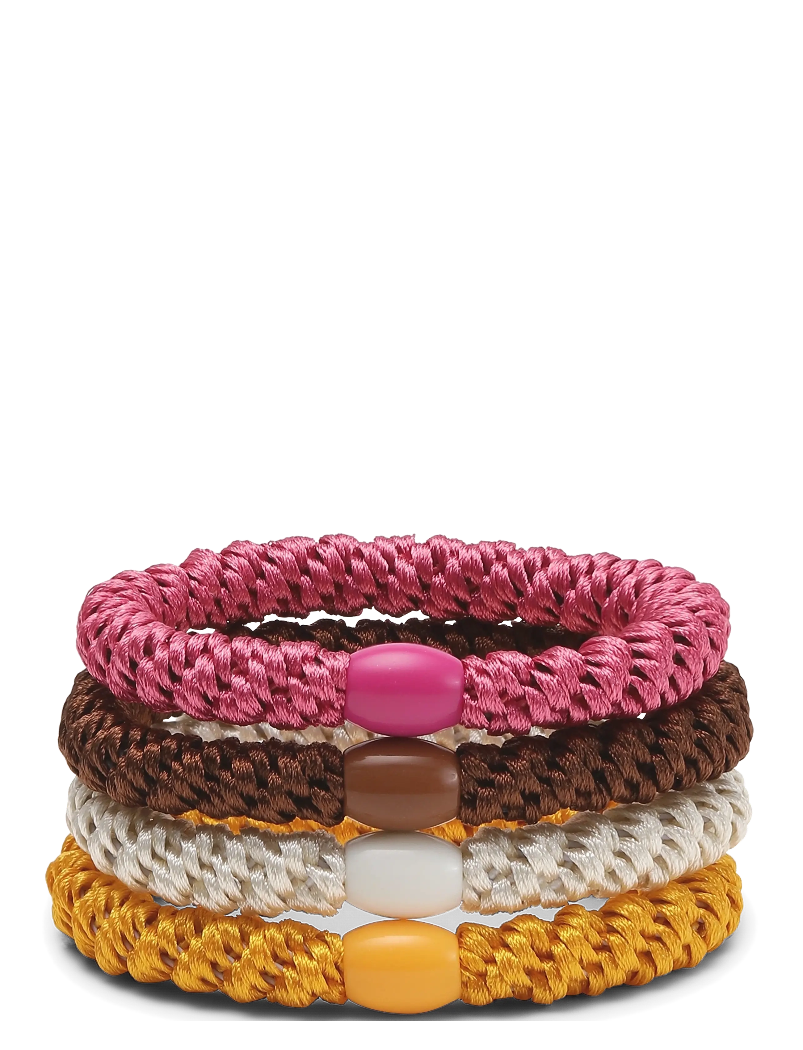 SUI AVA 4-Pack Basic Essentials Elastics Patterned - One Size - Damen
