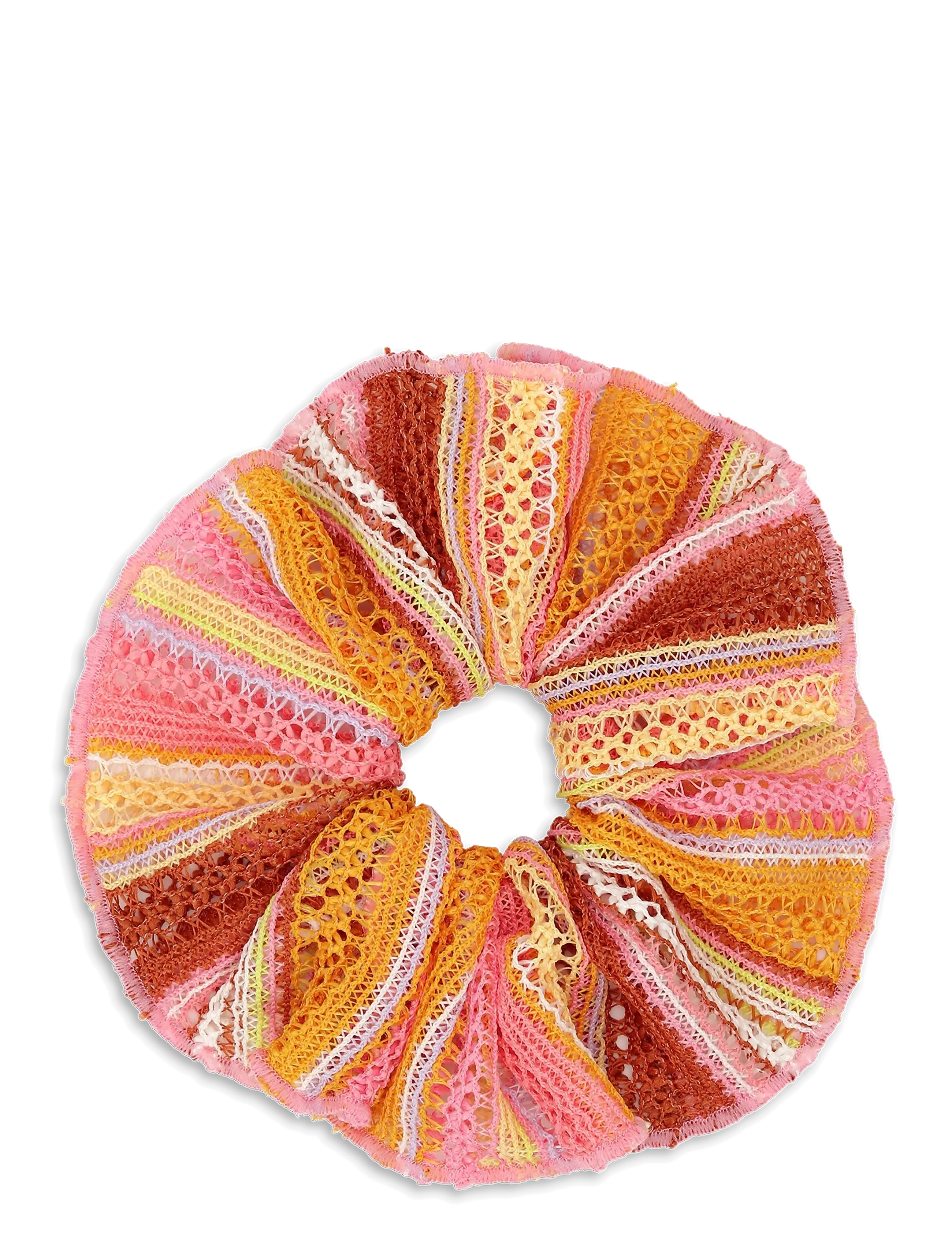 SUI AVA Saint Tropez Scrunchie - Accessoires - PINK / orange