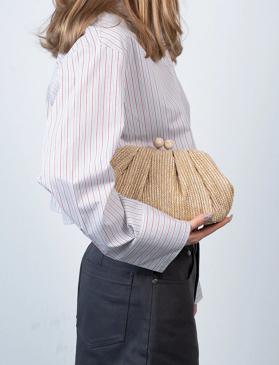 SUI AVA - Saint Tropez Clutch - speciella tillfällen - beige - 0