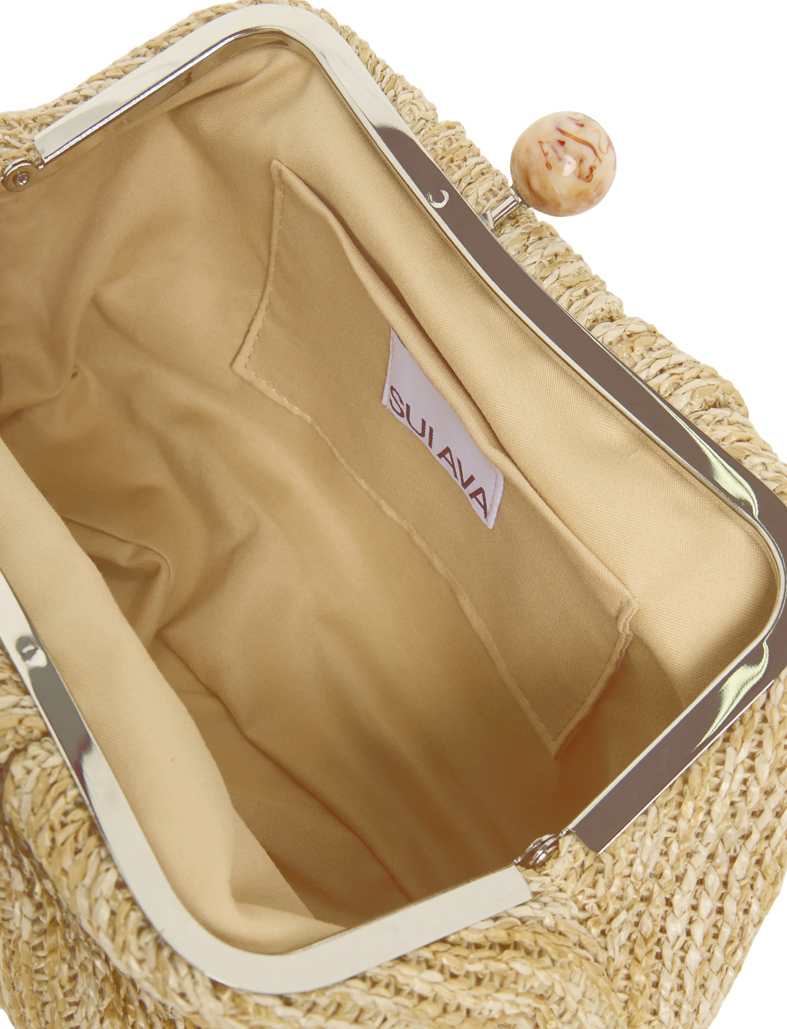 SUI AVA - Saint Tropez Clutch - beige - 4