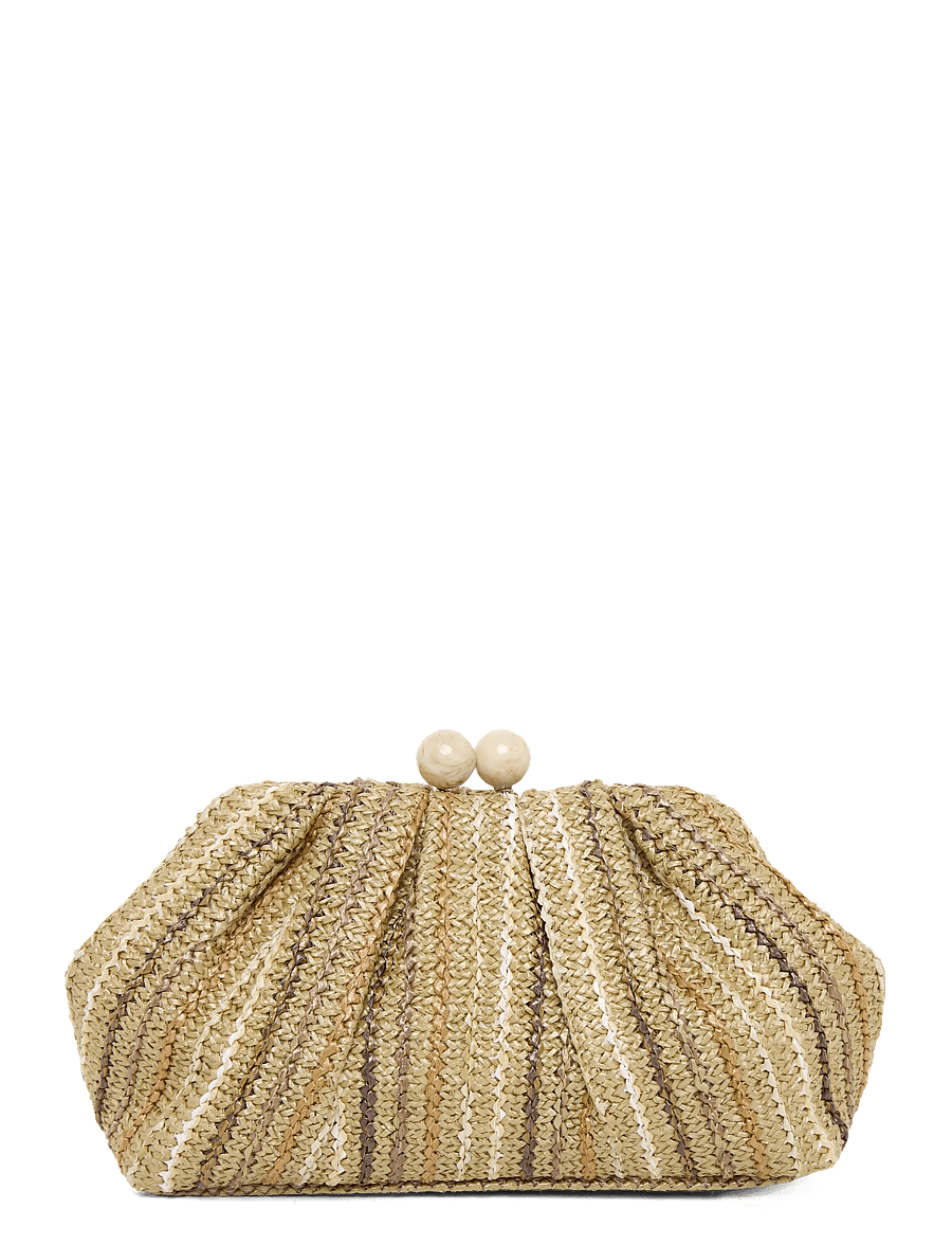 SUI AVA - Saint Tropez Clutch - ypatingos progos - brown - 0