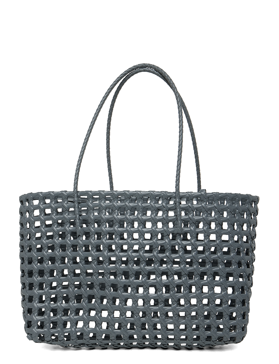 SUI AVA - Kaya Woven Tote Big - tote bags - grey - 0
