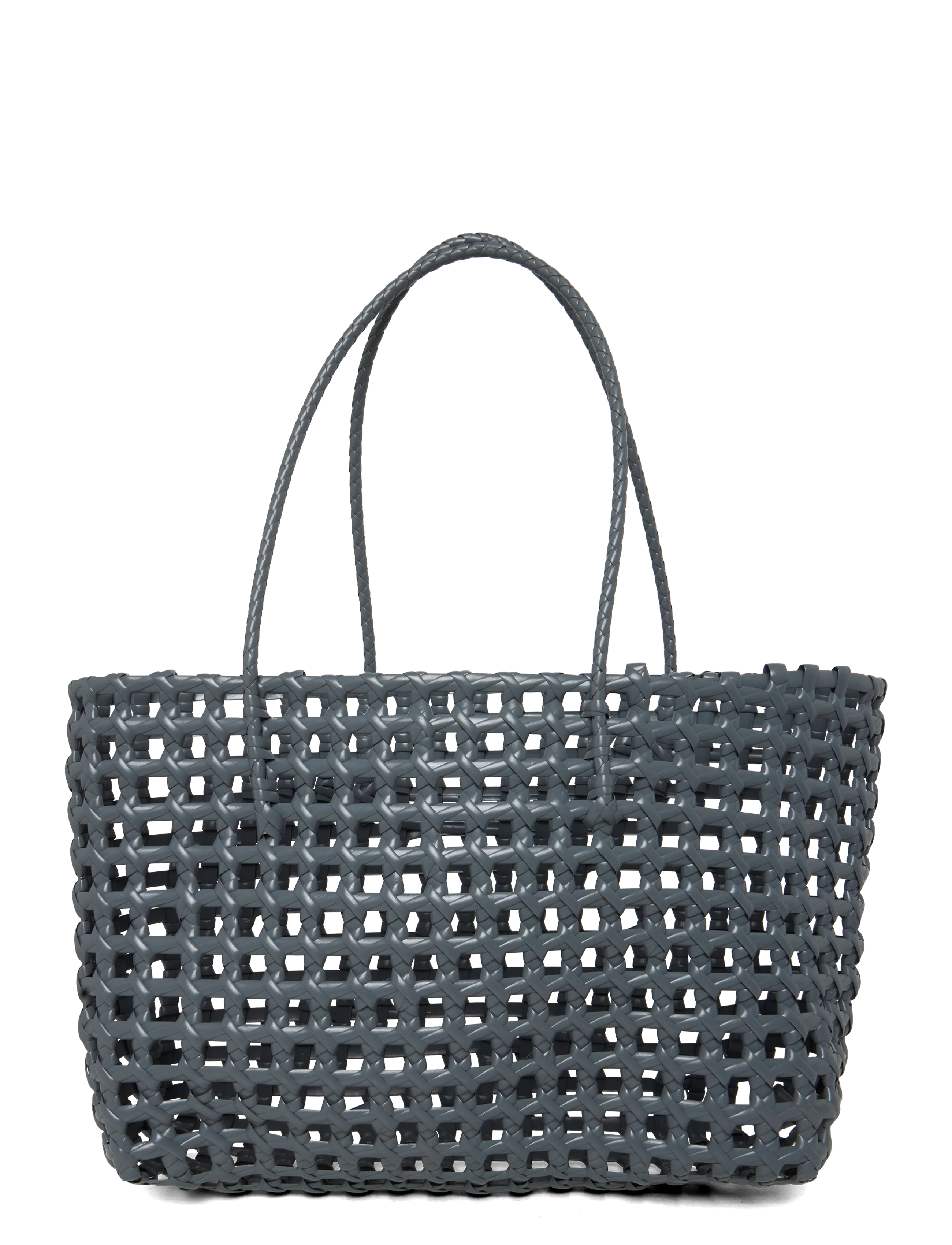 SUI AVA - Kaya Woven Tote Big - tote bags - grey - 1