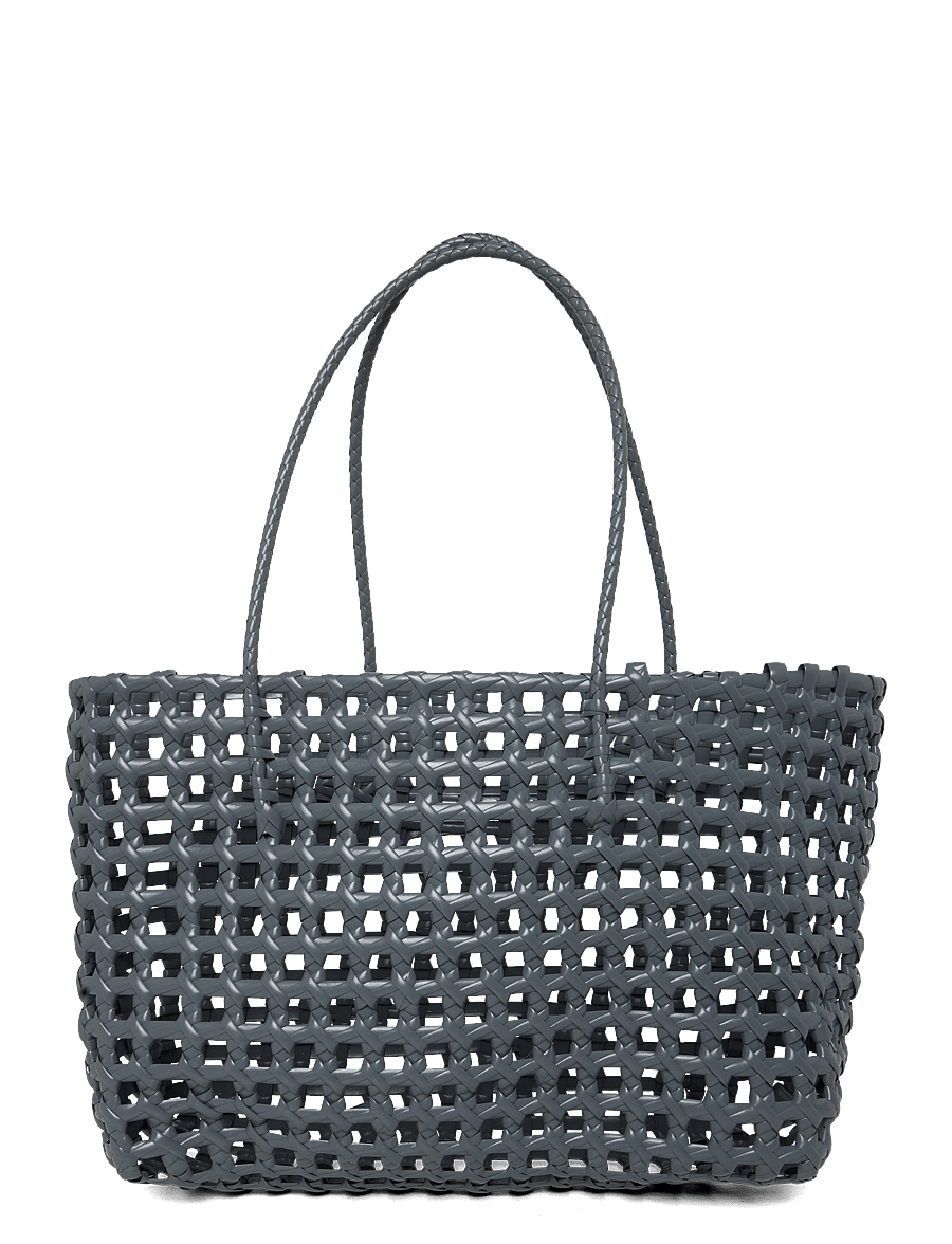 SUI AVA - Kaya Woven Tote Big - tote bags - grey - 1