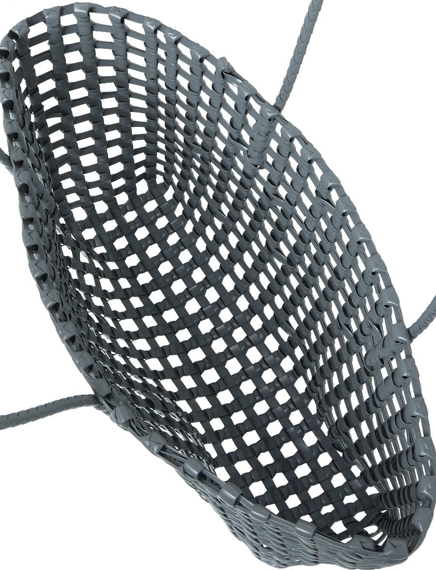 SUI AVA - Kaya Woven Tote Big - tote bags - grey - 3