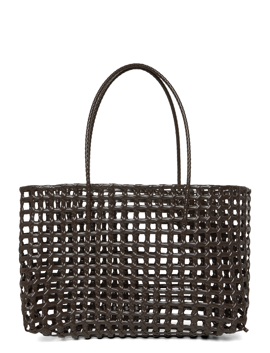 SUI AVA - Kaya Woven Tote Big - tote bags - brown - 0
