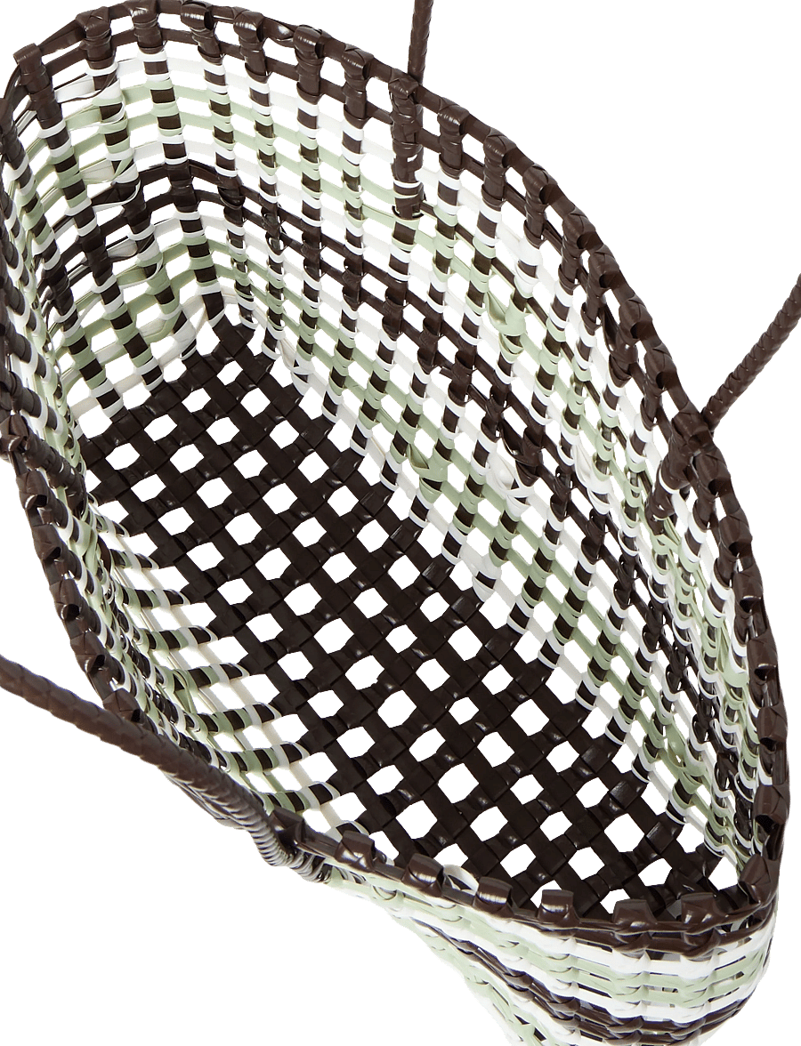 SUI AVA - Kaya Woven Tote Big - tote bags - brown striped - 3