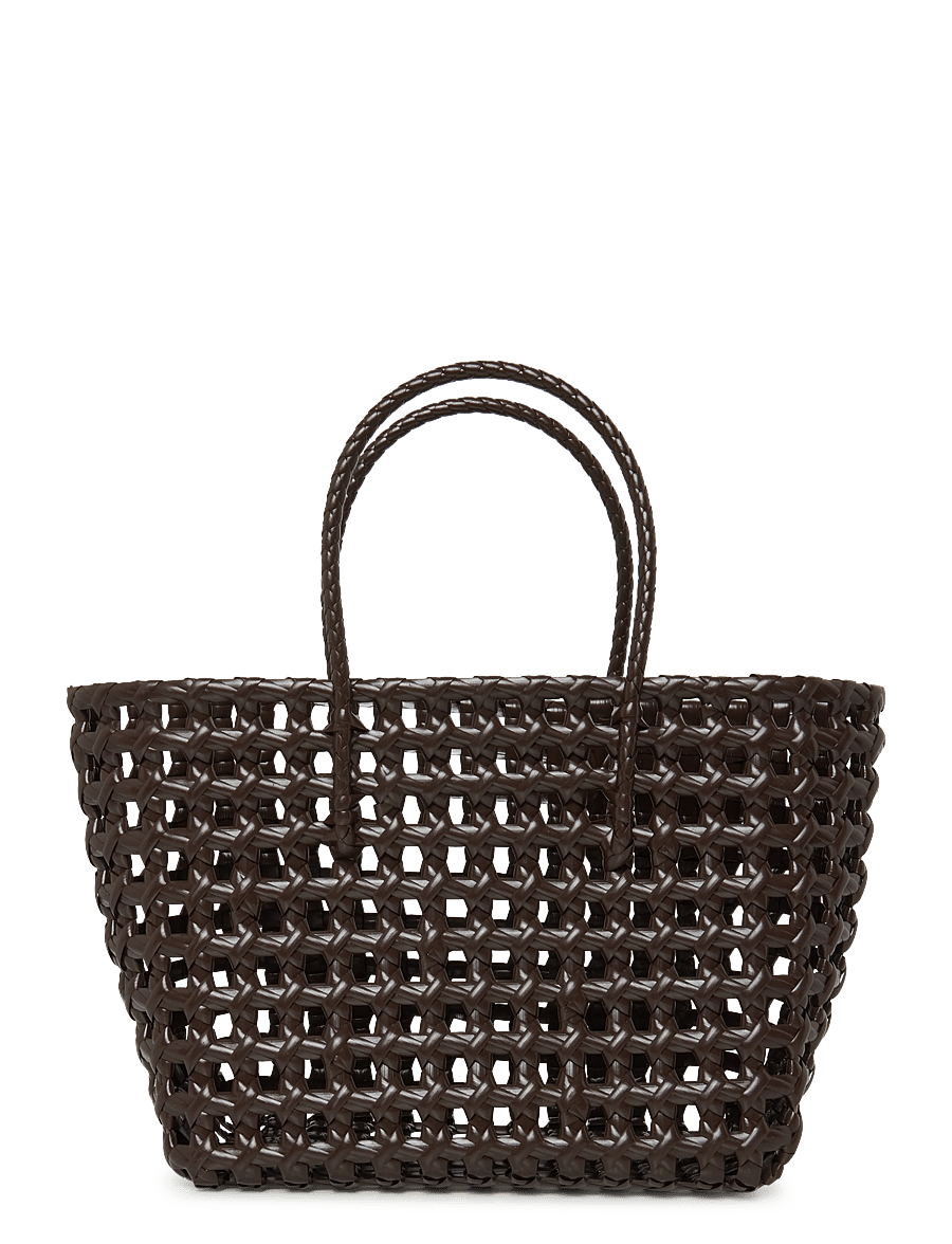 SUI AVA - Kaya Woven Tote Small - tote bags - brown - 0