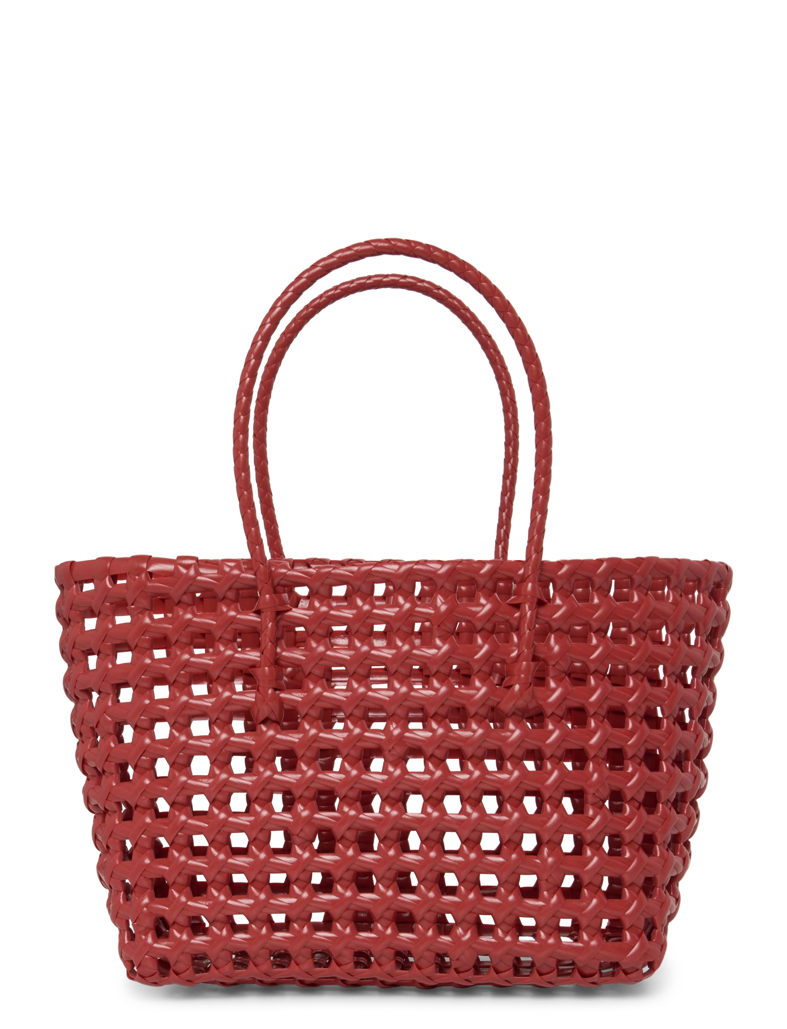 SUI AVA Kaya Woven Tote Klein Rot - One Size - Damen