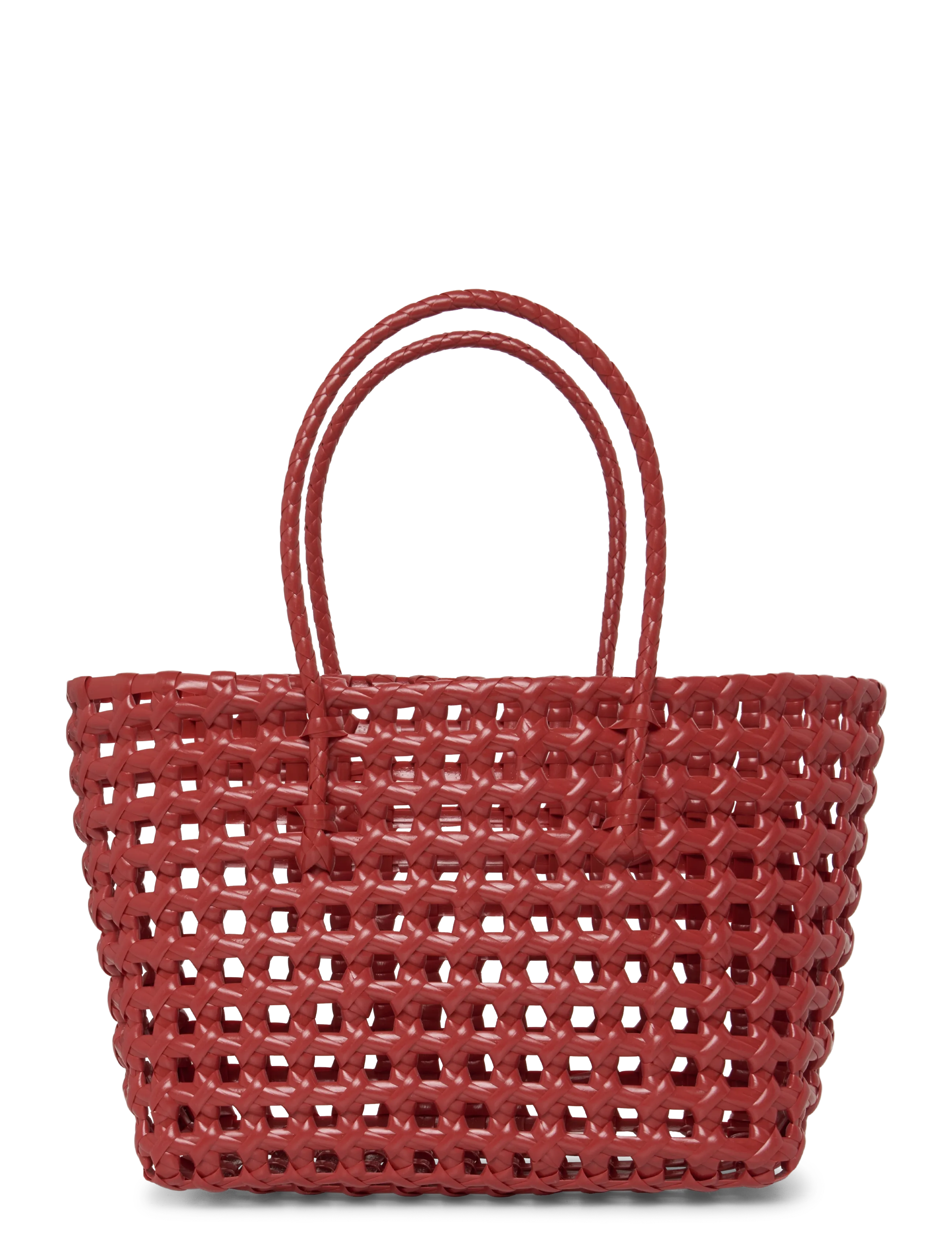 SUI AVA - Kaya Woven Tote Small - tote bags - red - 1