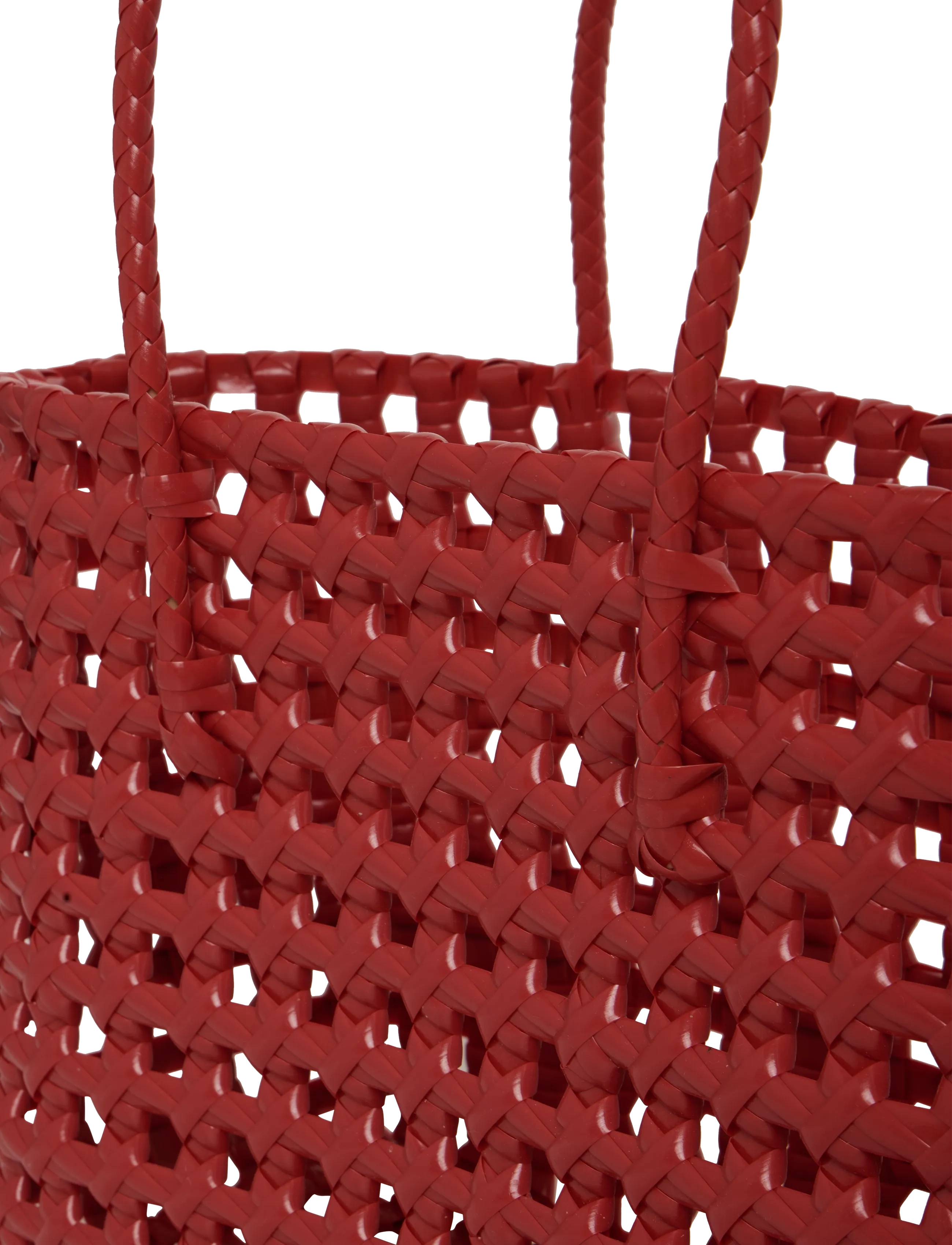 SUI AVA - Kaya Woven Tote Small - tote bags - red - 2