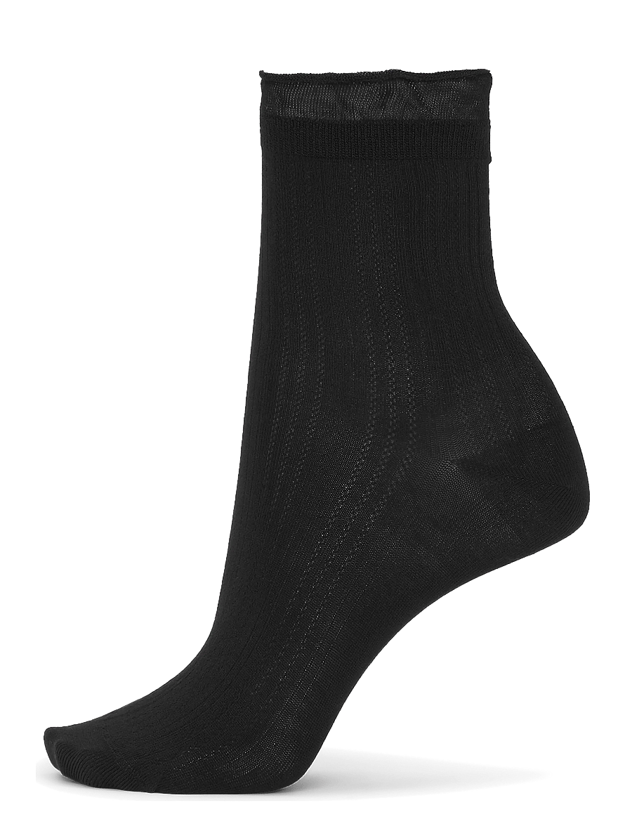SUI AVA - Classic Frilly Socks - klassikalised sokid - black - 1