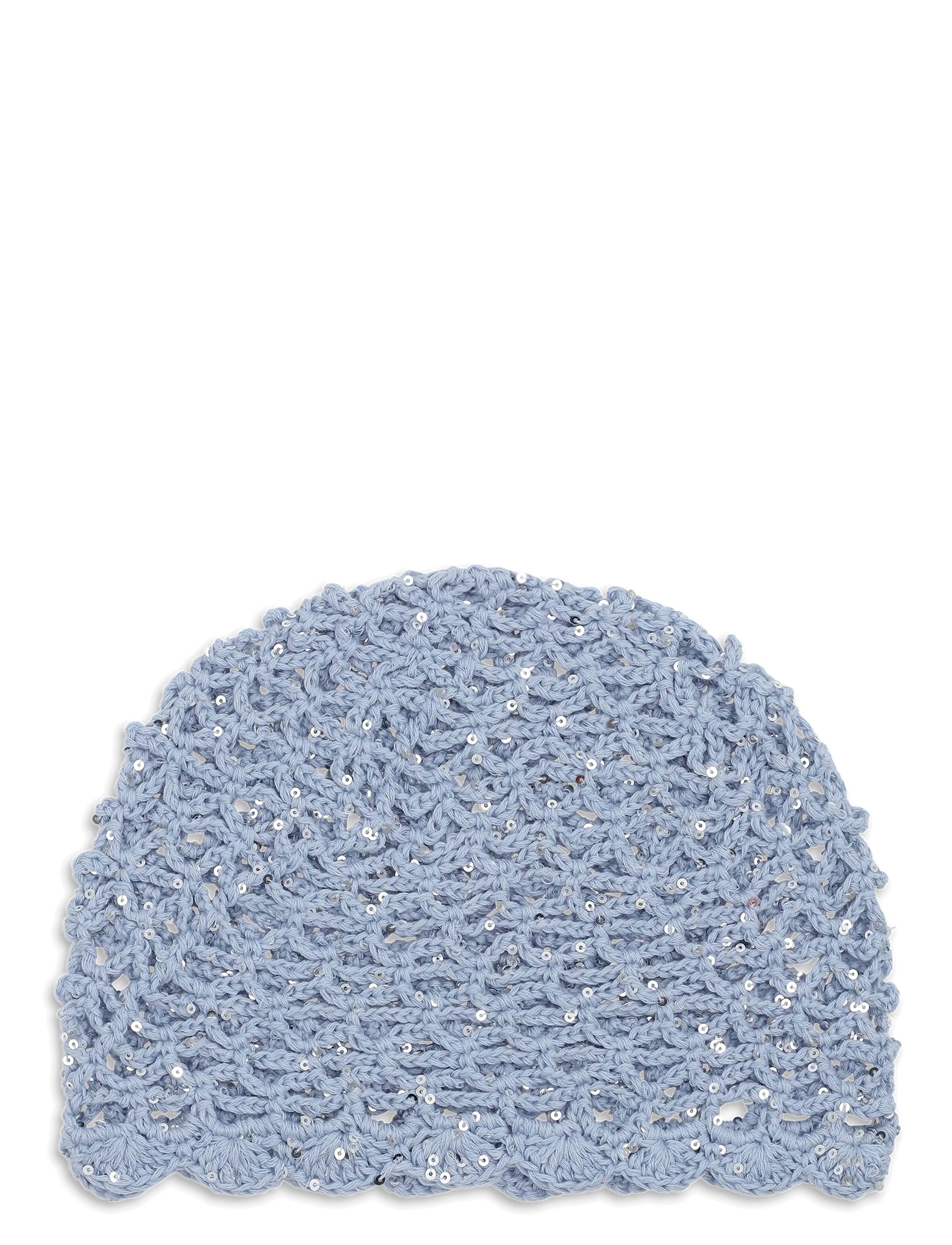 SUI AVA Crochet Sequin Hat - Caps & Hats - LIGHT BLUE / blue