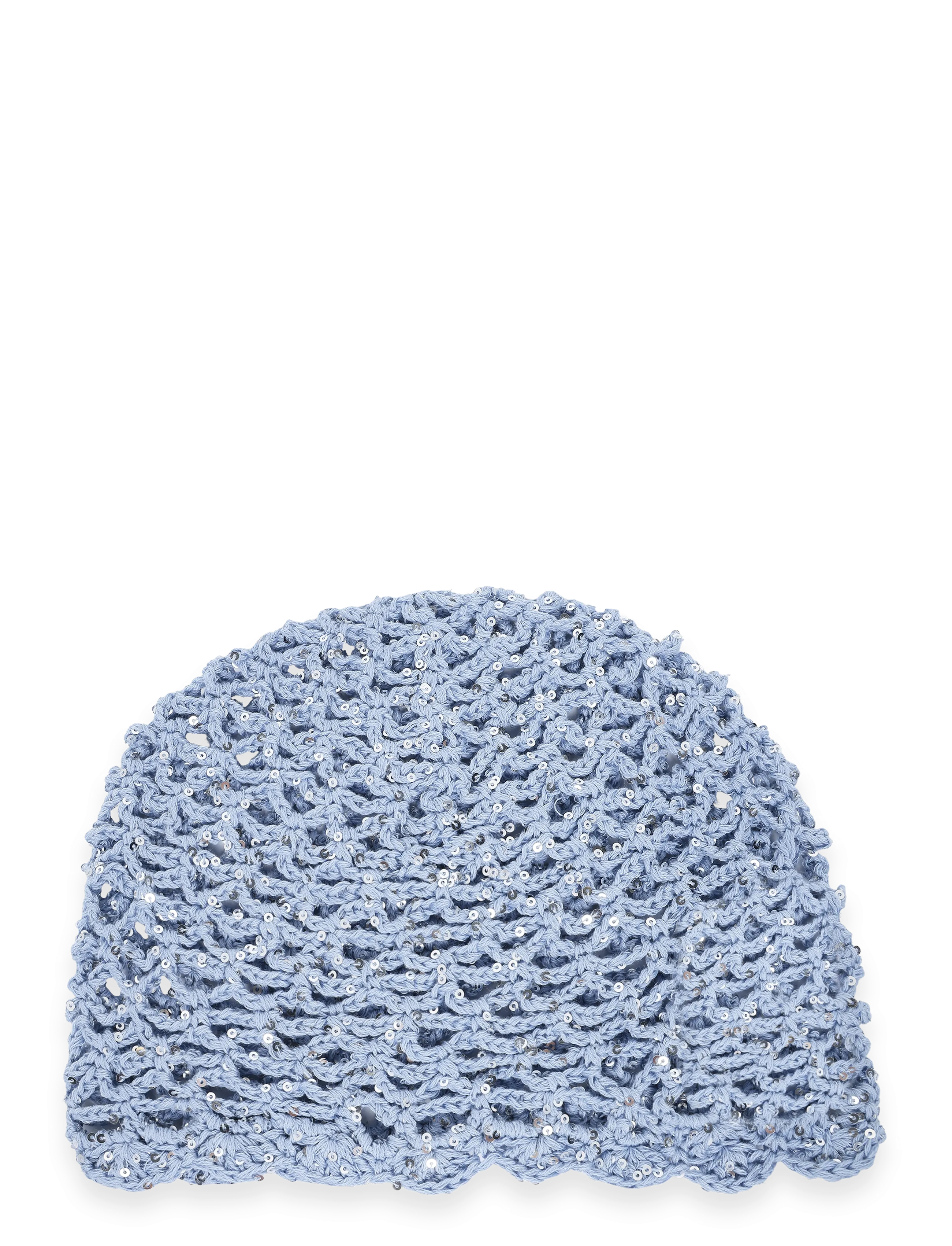 SUI AVA - Crochet Sequin Hat - hatte - light blue - 0