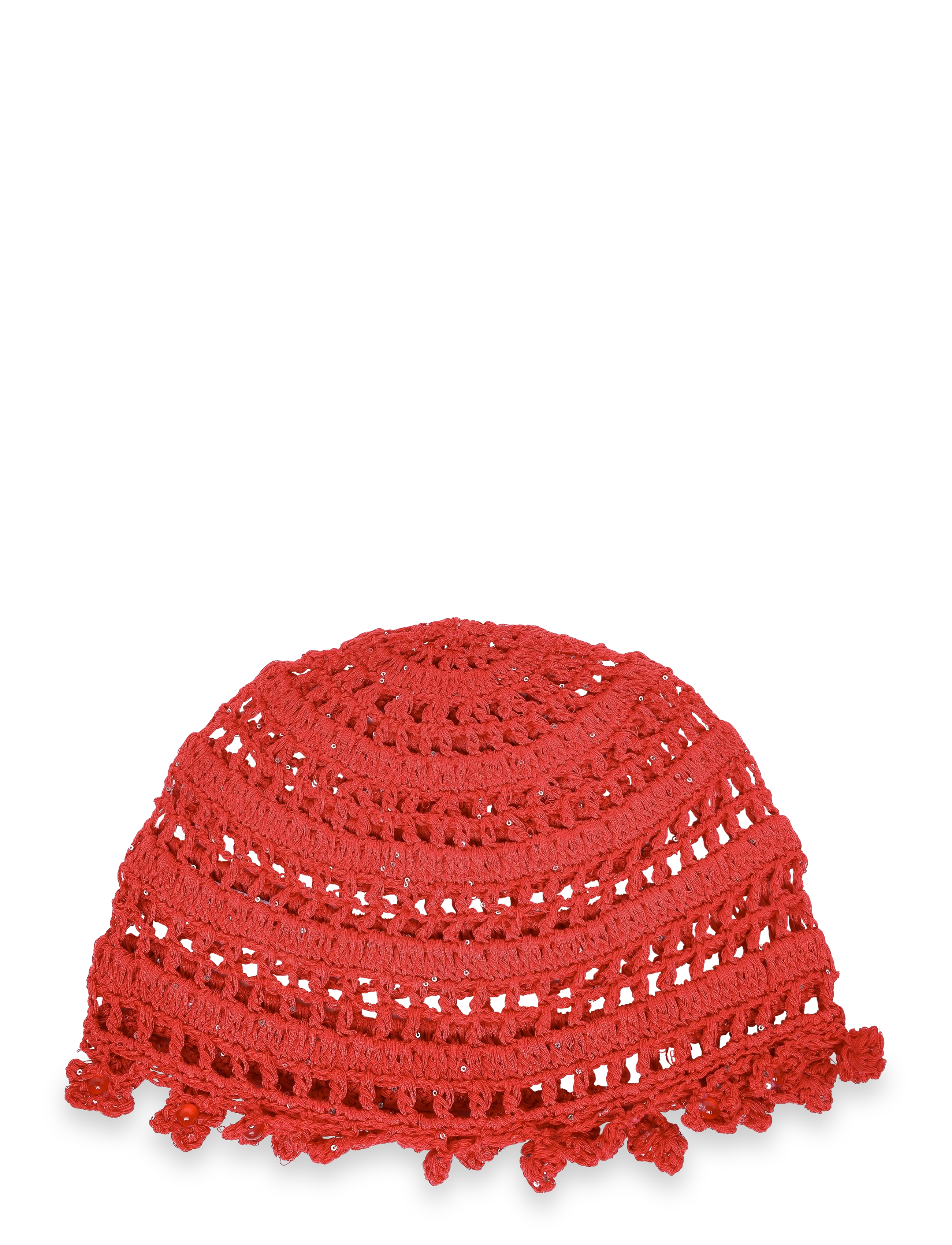 SUI AVA - Crochet Flower Hat - chapeaux - raspberry - 0