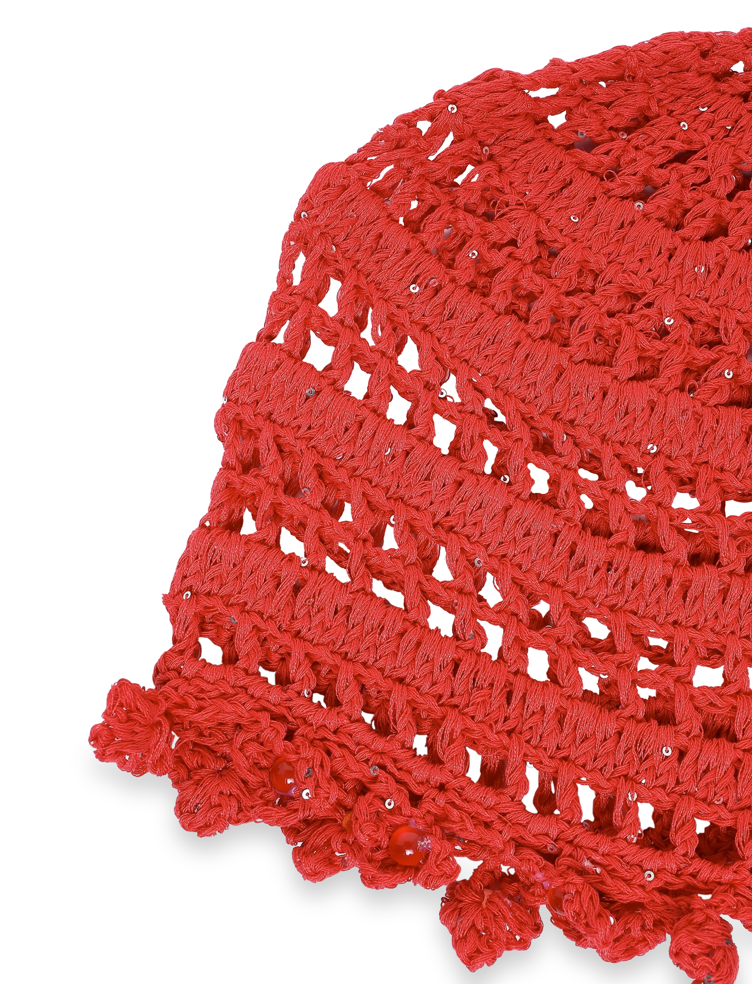 SUI AVA - Crochet Flower Hat - chapeaux - raspberry - 2
