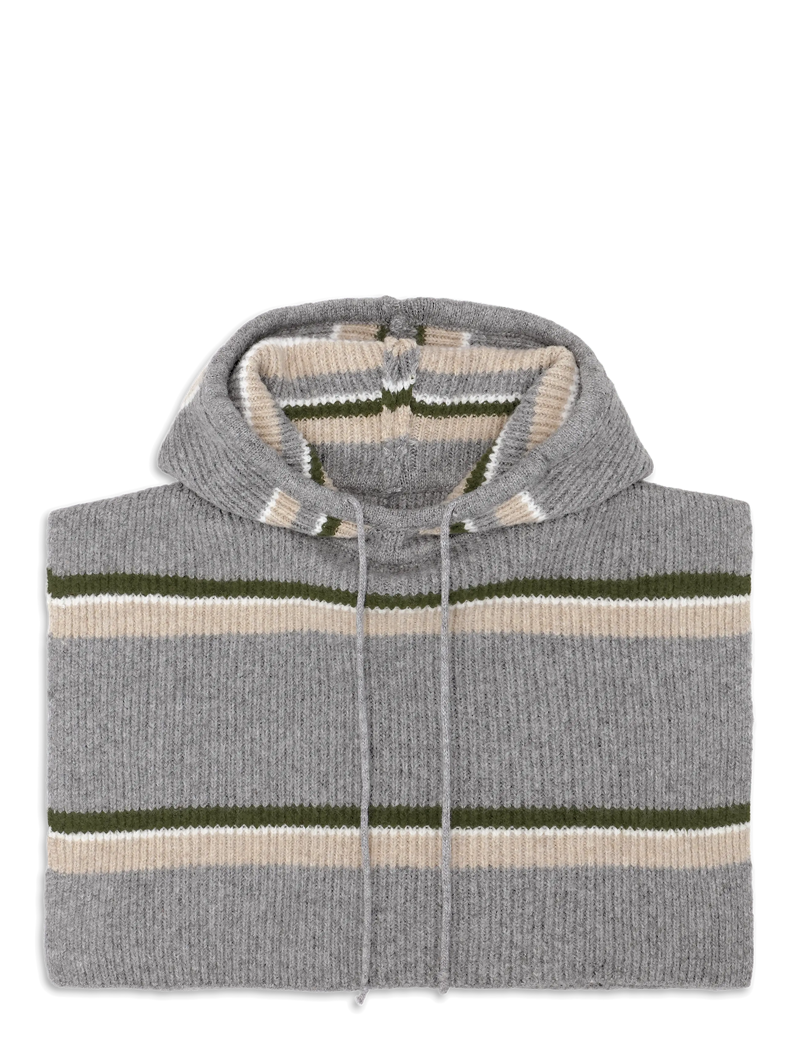 SUI AVA Donna Balaclava - Beanies - STRIPED // GREY / grey