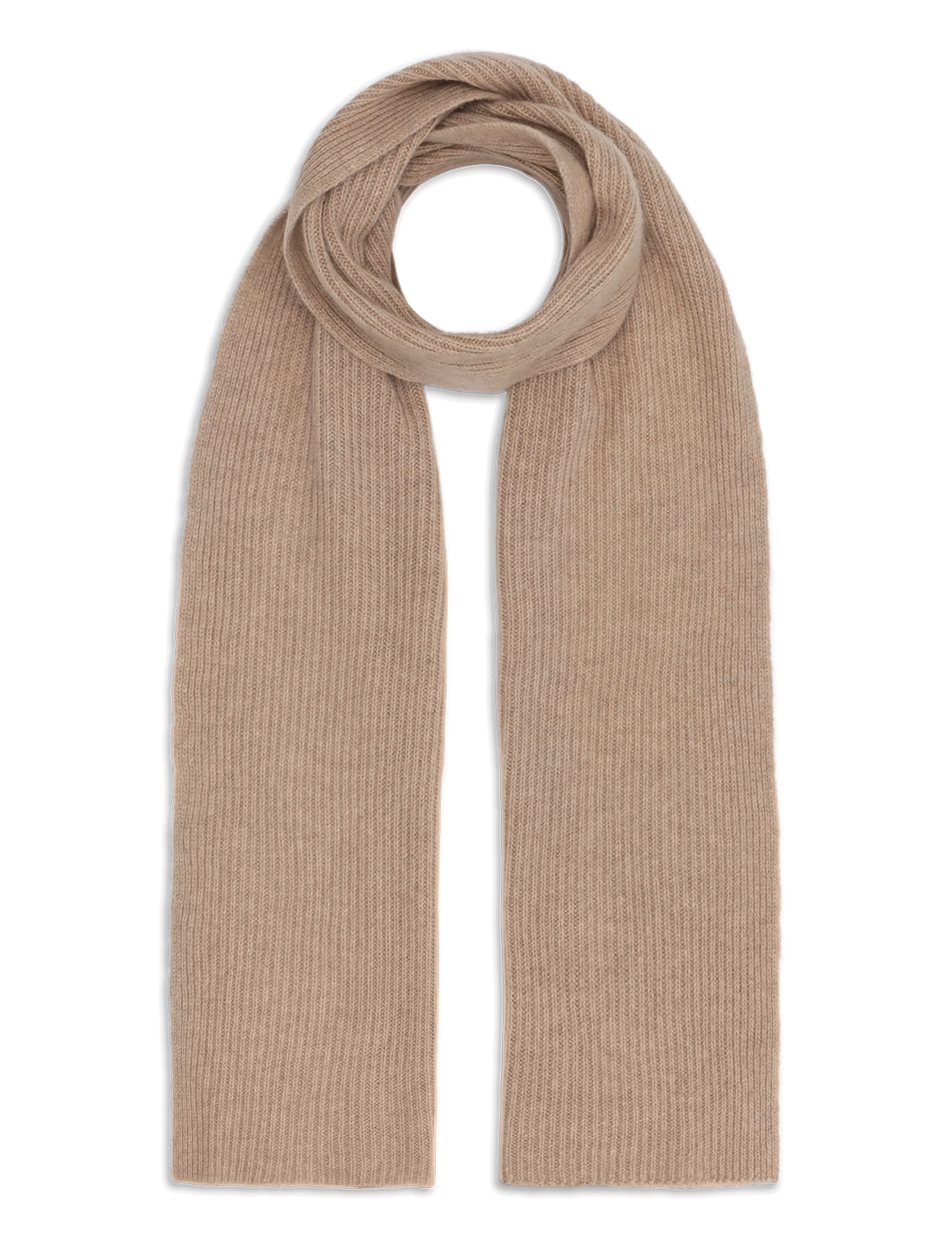 SUI AVA Cashmere Scarf - Halsdukar - CAMEL / beige