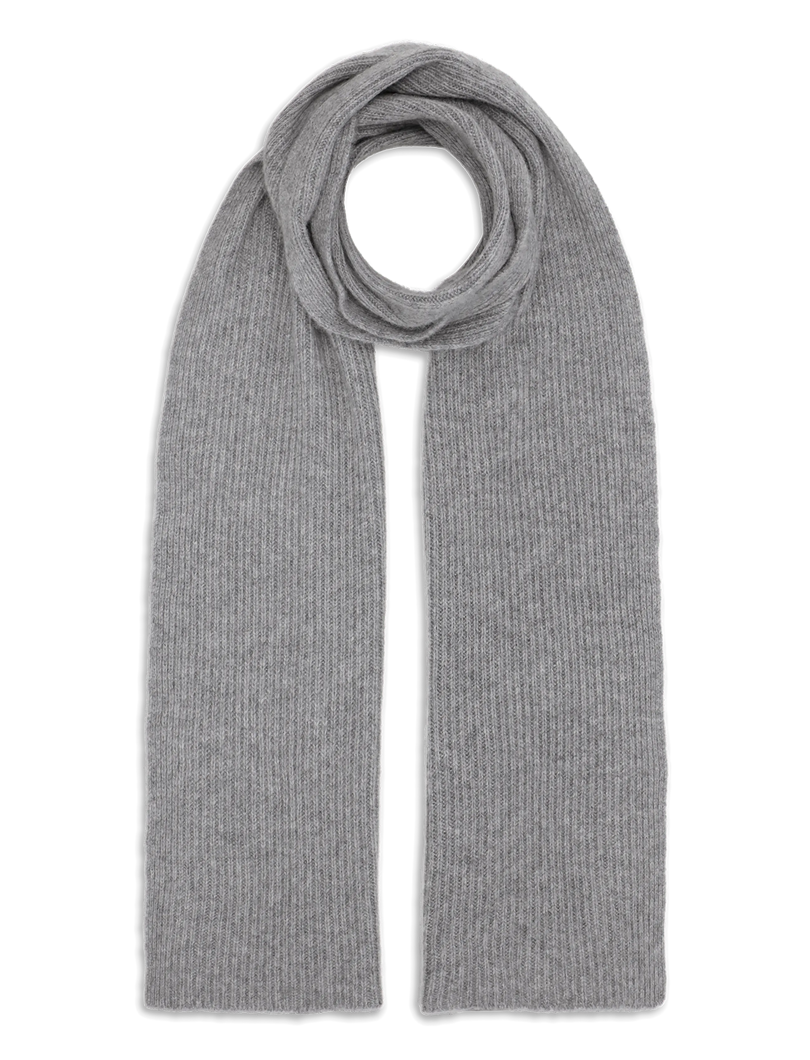 SUI AVA Cashmere Scarf - Halsdukar - LIGHT GREY / grey