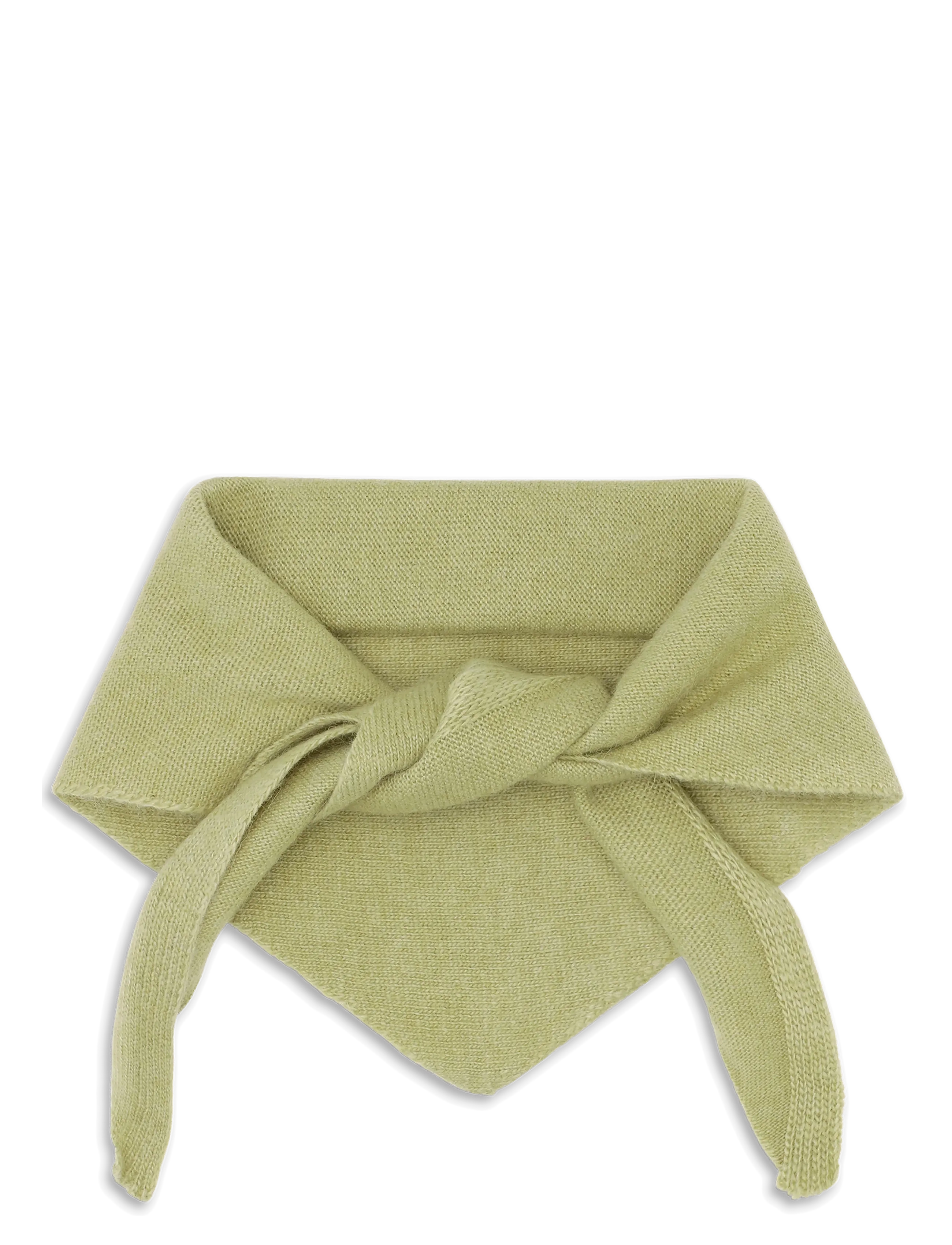 SUI AVA Big Triangle Scarf - Halsdukar - GREEN / green