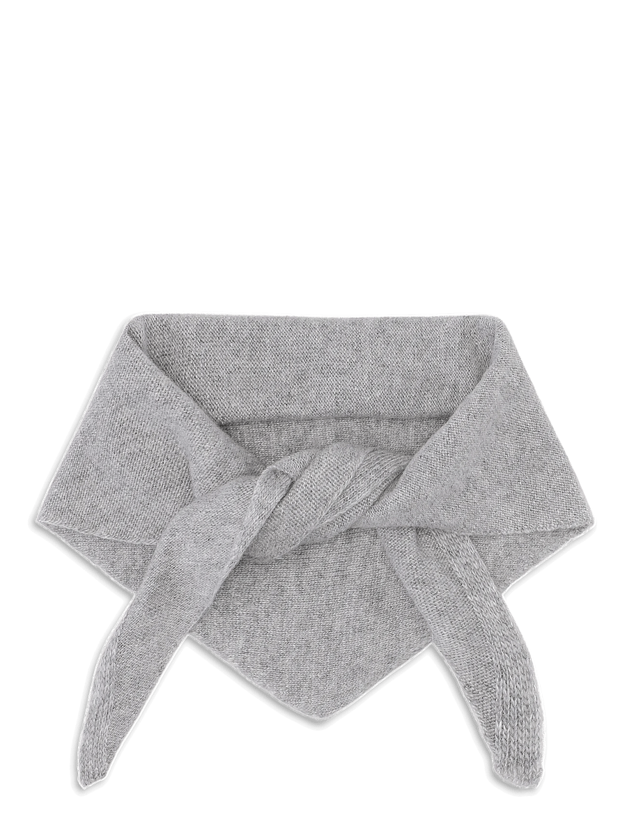 SUI AVA - Big Triangle Scarf - halsdukar - grey - 1