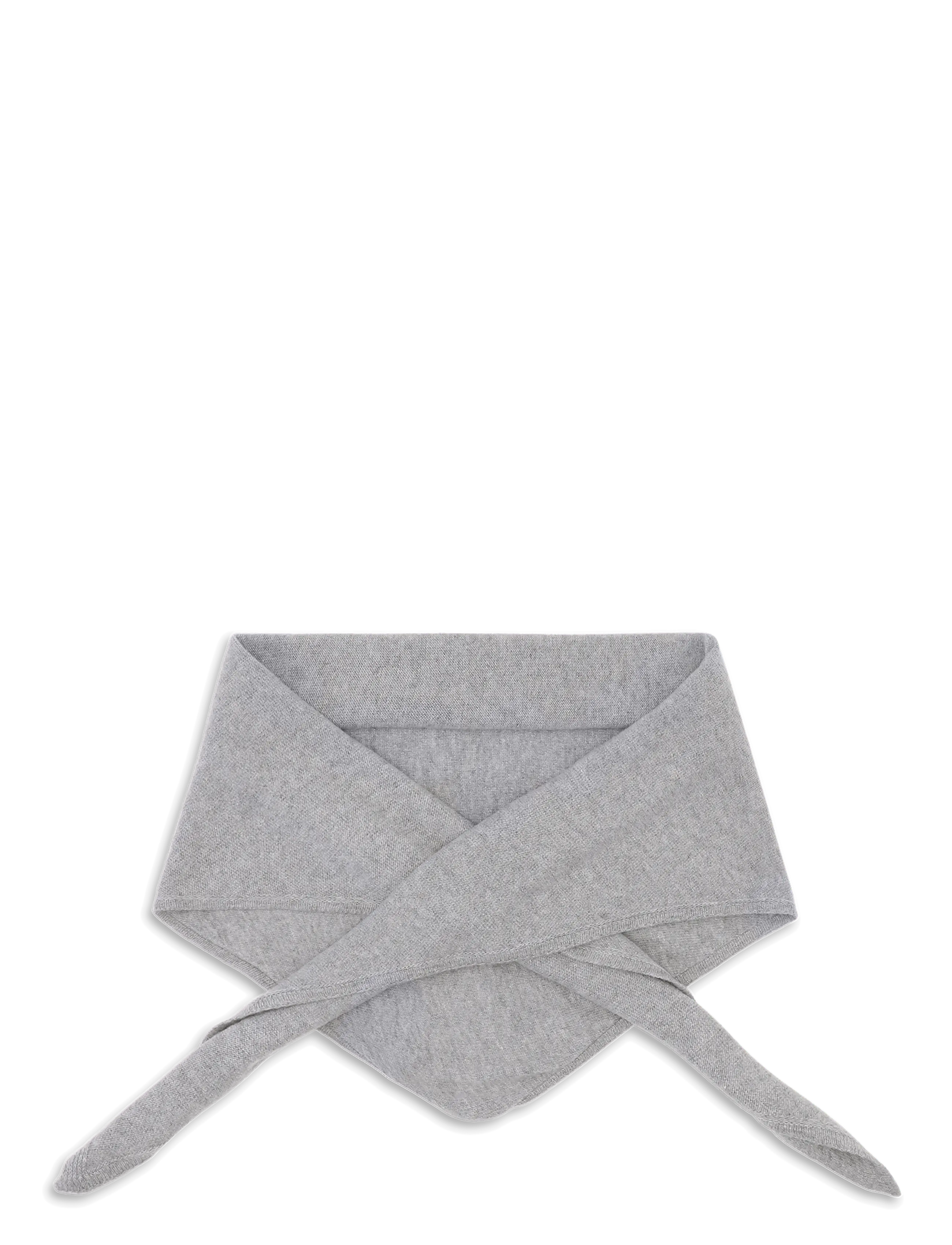 SUI AVA Small Triangle Scarf - Halsdukar - GREY / grey