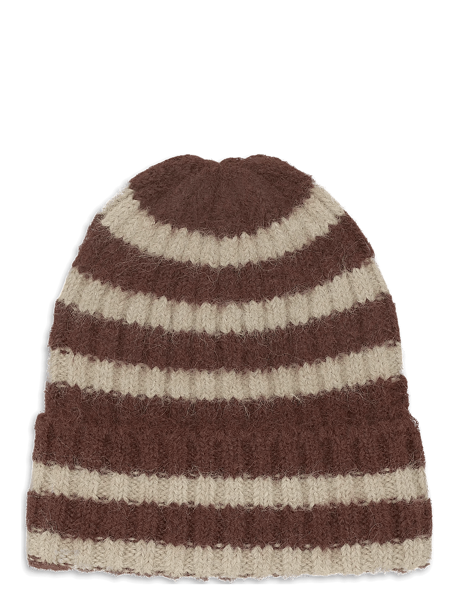 SUI AVA - Clara Beanie - beanies - brown // beige - 1