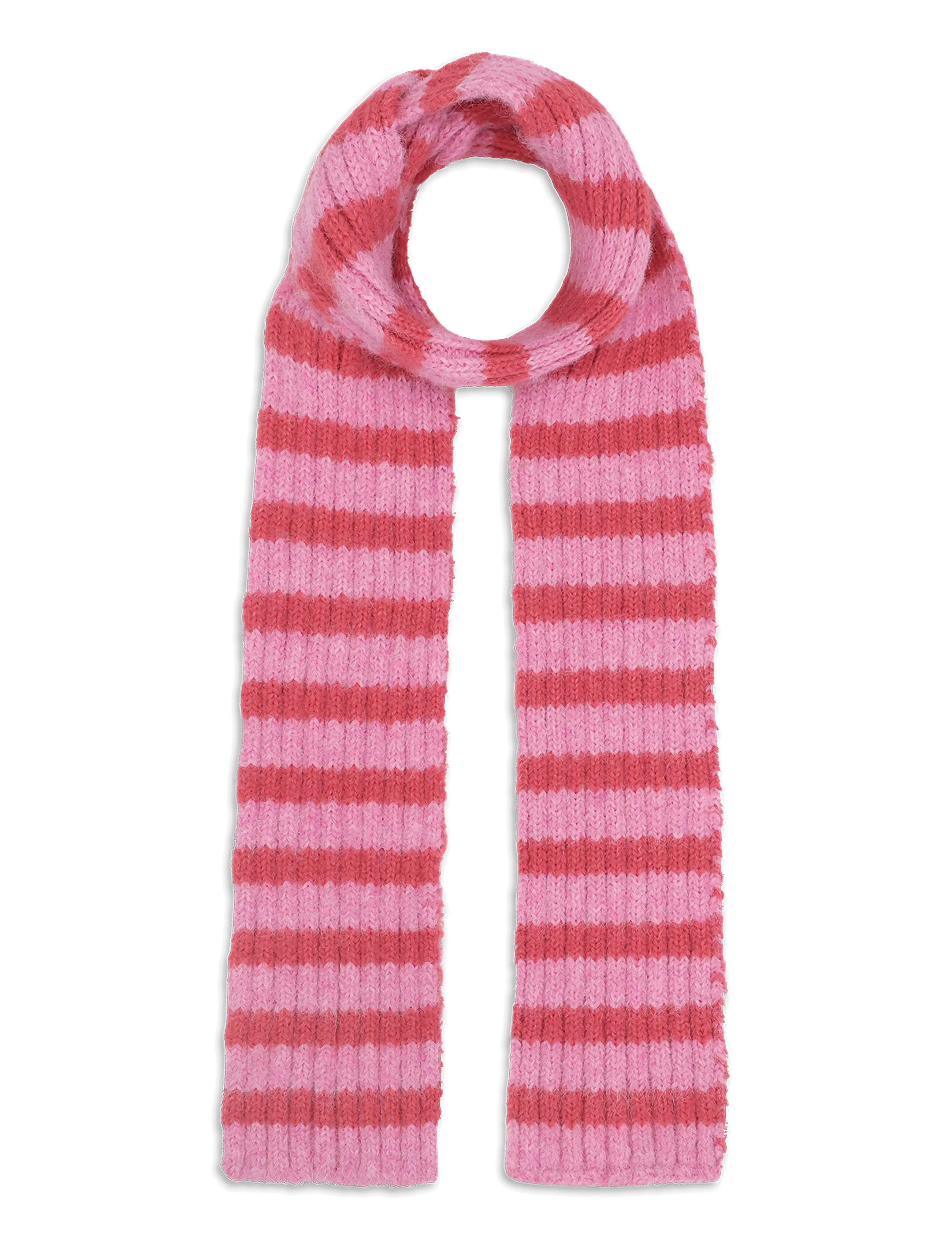 SUI AVA Clara Slim Scarf - Halsdukar - RASPBERRY // PIN / pink/rose