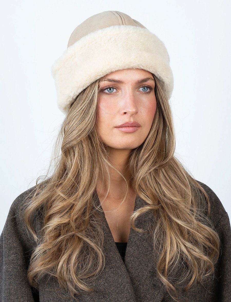 SUI AVA - Jen Harka Hat - mütsid - beige - 0